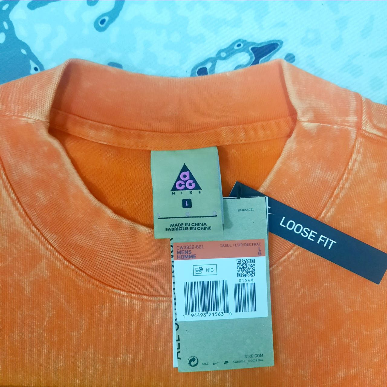 Nike ACG NIKE LONG SLEEVE ACG EARTH TEE Size US L / EU 52-54 / 3 - 9 Thumbnail