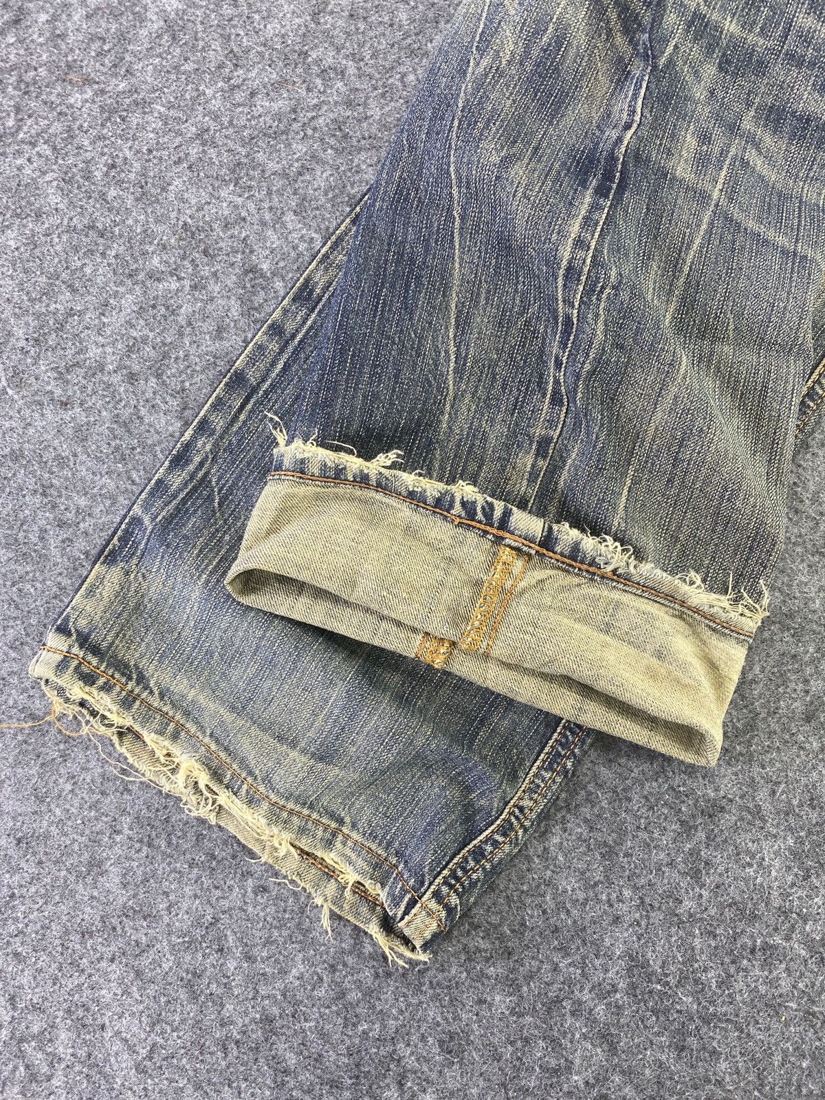 Edwin EDWIN 503 BLUE TRIP FLARE RUSTY WASH DENIM - J781 Size US 32 / EU 48 - 7 Thumbnail