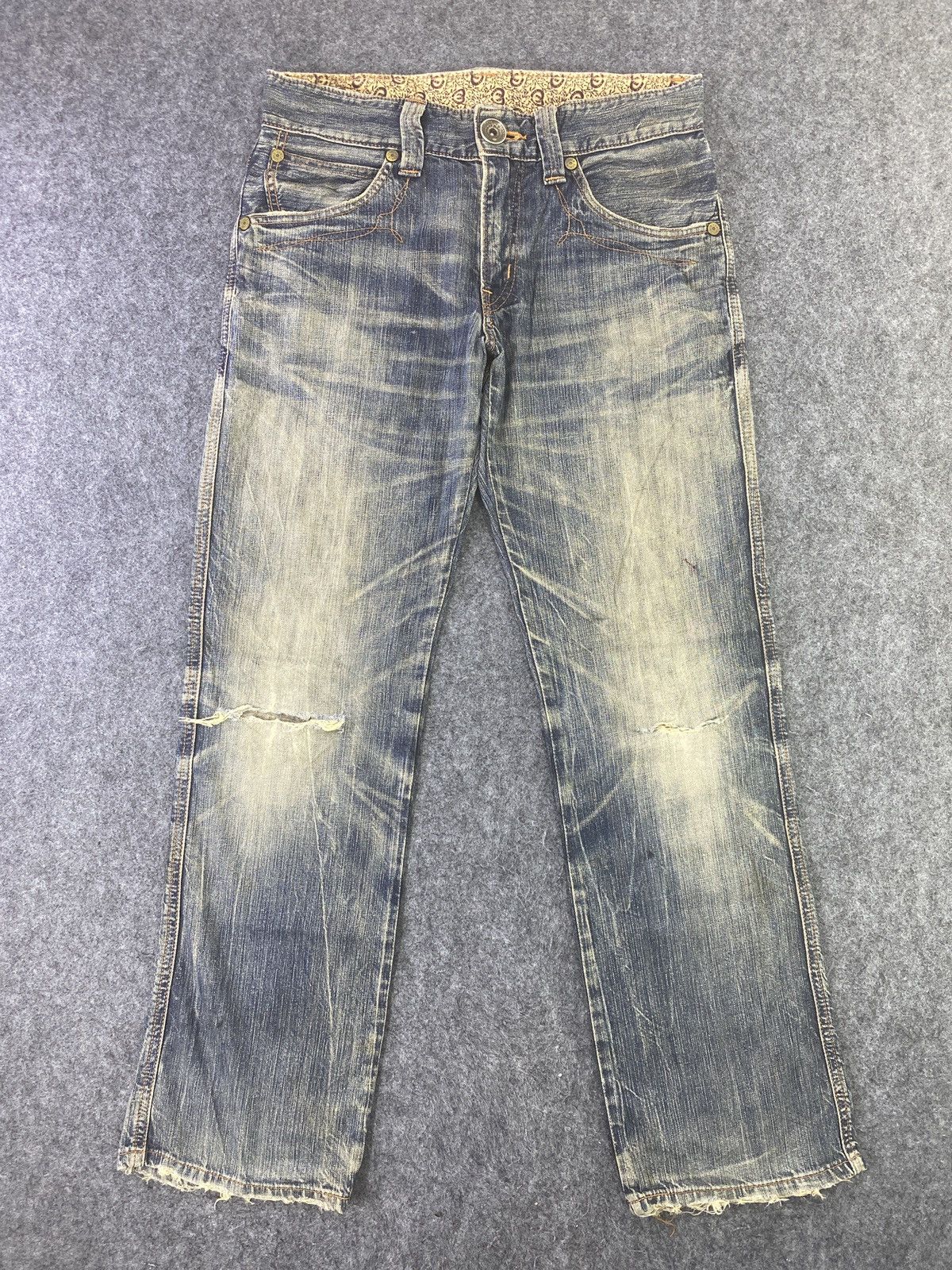 Edwin EDWIN 503 BLUE TRIP FLARE RUSTY WASH DENIM - J781 Size US 32 / EU 48 - 1 Thumbnail