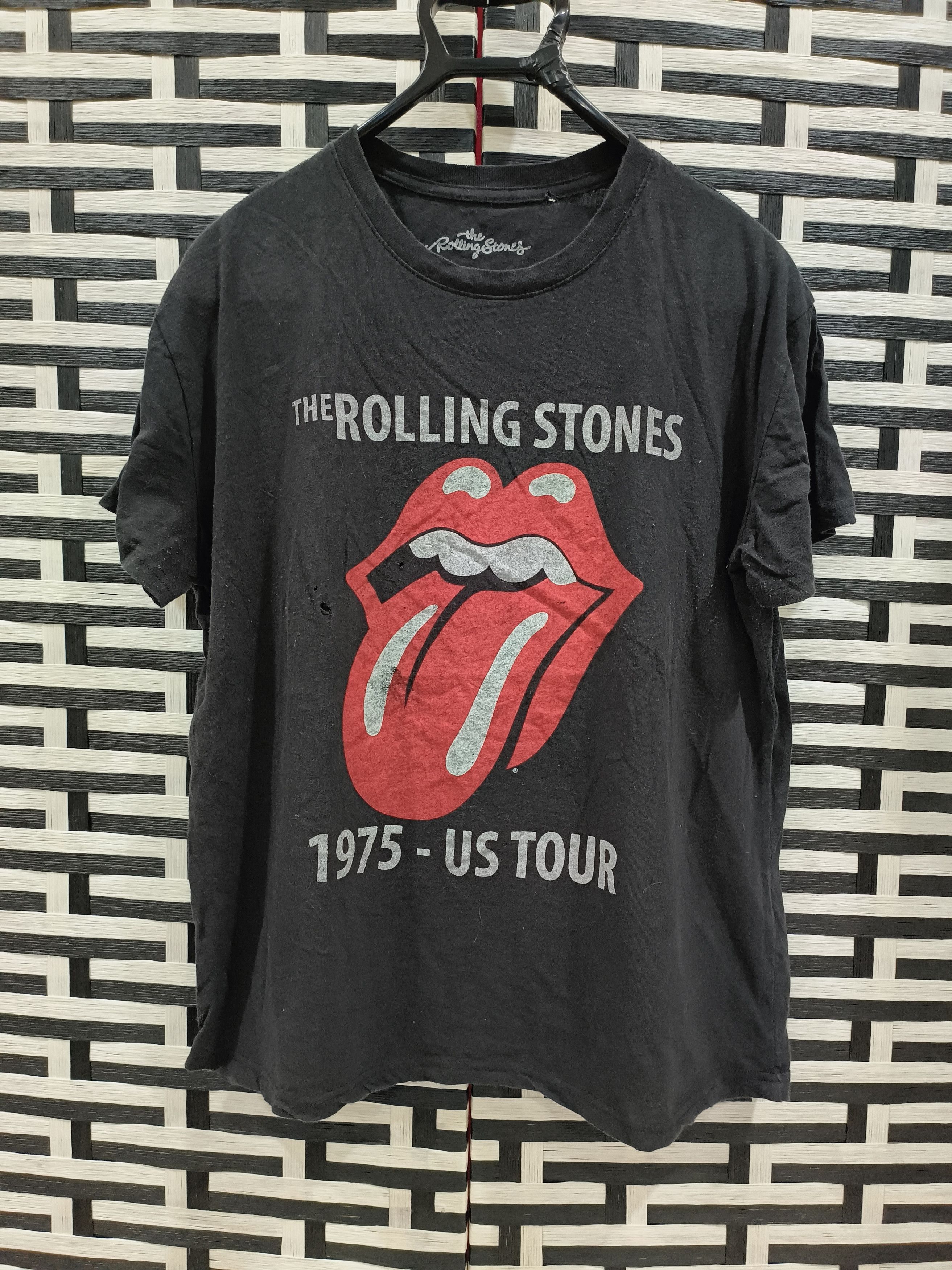 Band Tees × The Rolling Stones Distressed the rolling stones tour tee Size US XL / EU 56 / 4 - 1 Thumbnail