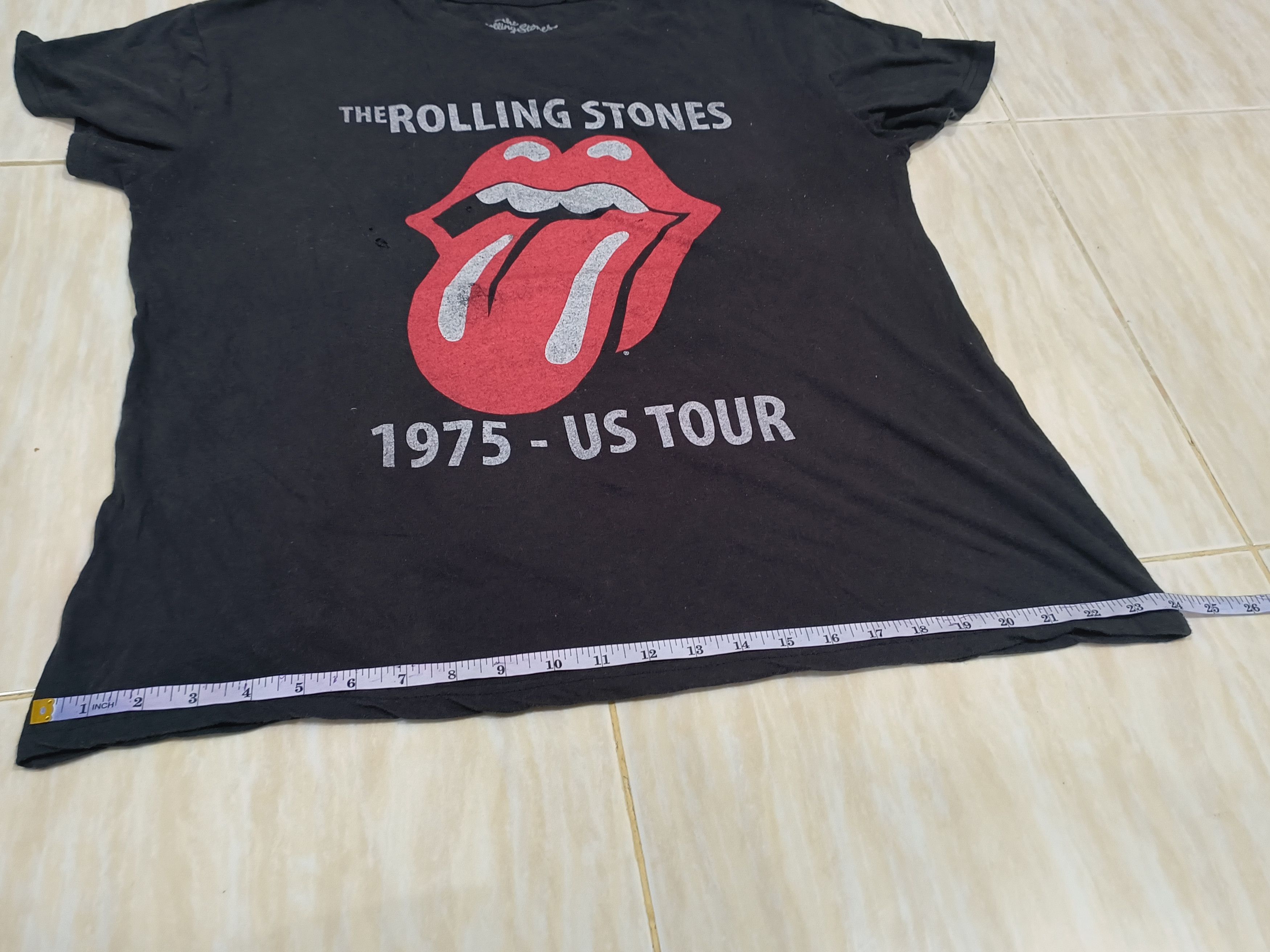 Band Tees × The Rolling Stones Distressed the rolling stones tour tee Size US XL / EU 56 / 4 - 9 Thumbnail