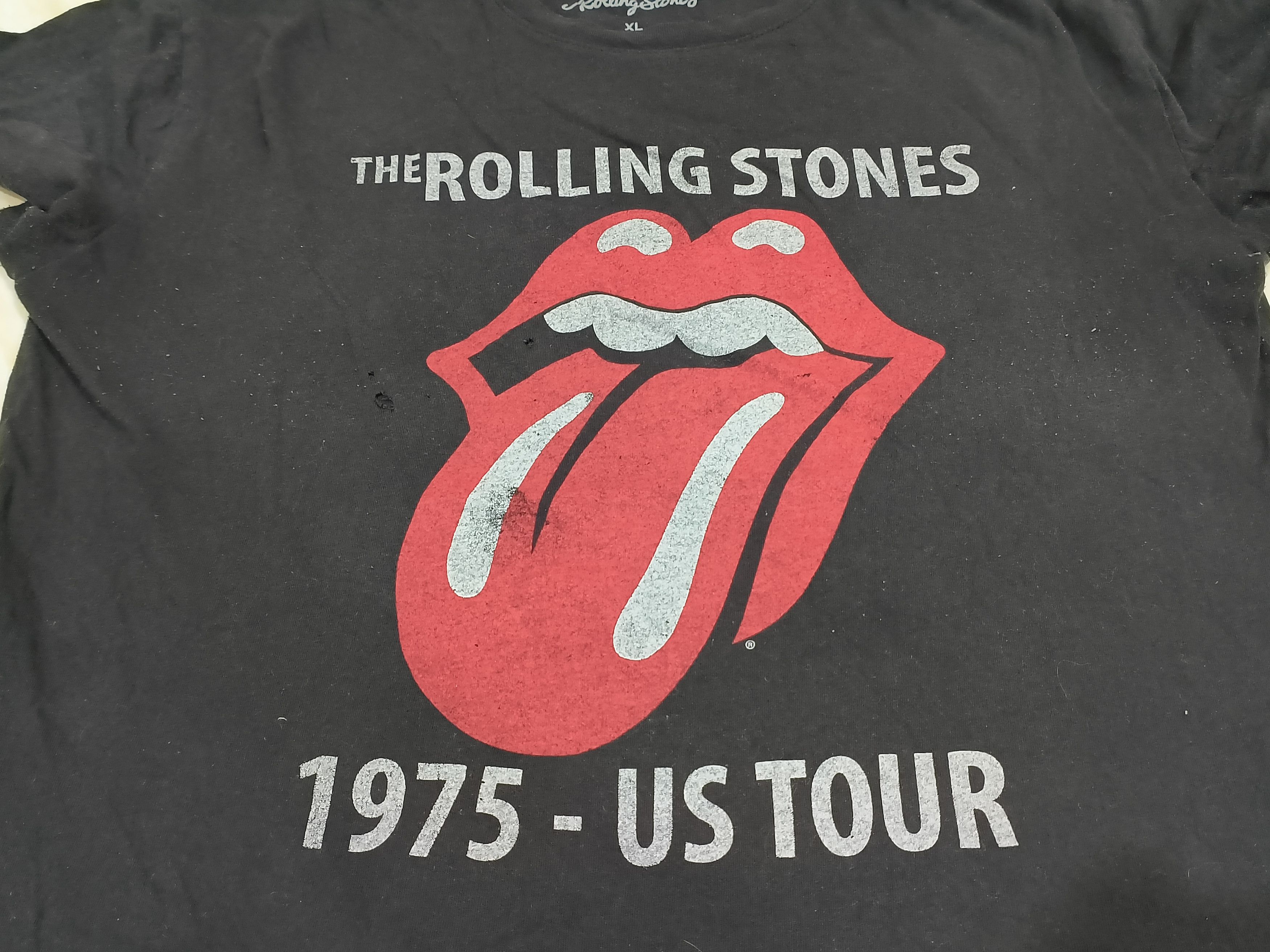Band Tees × The Rolling Stones Distressed the rolling stones tour tee Size US XL / EU 56 / 4 - 6 Thumbnail
