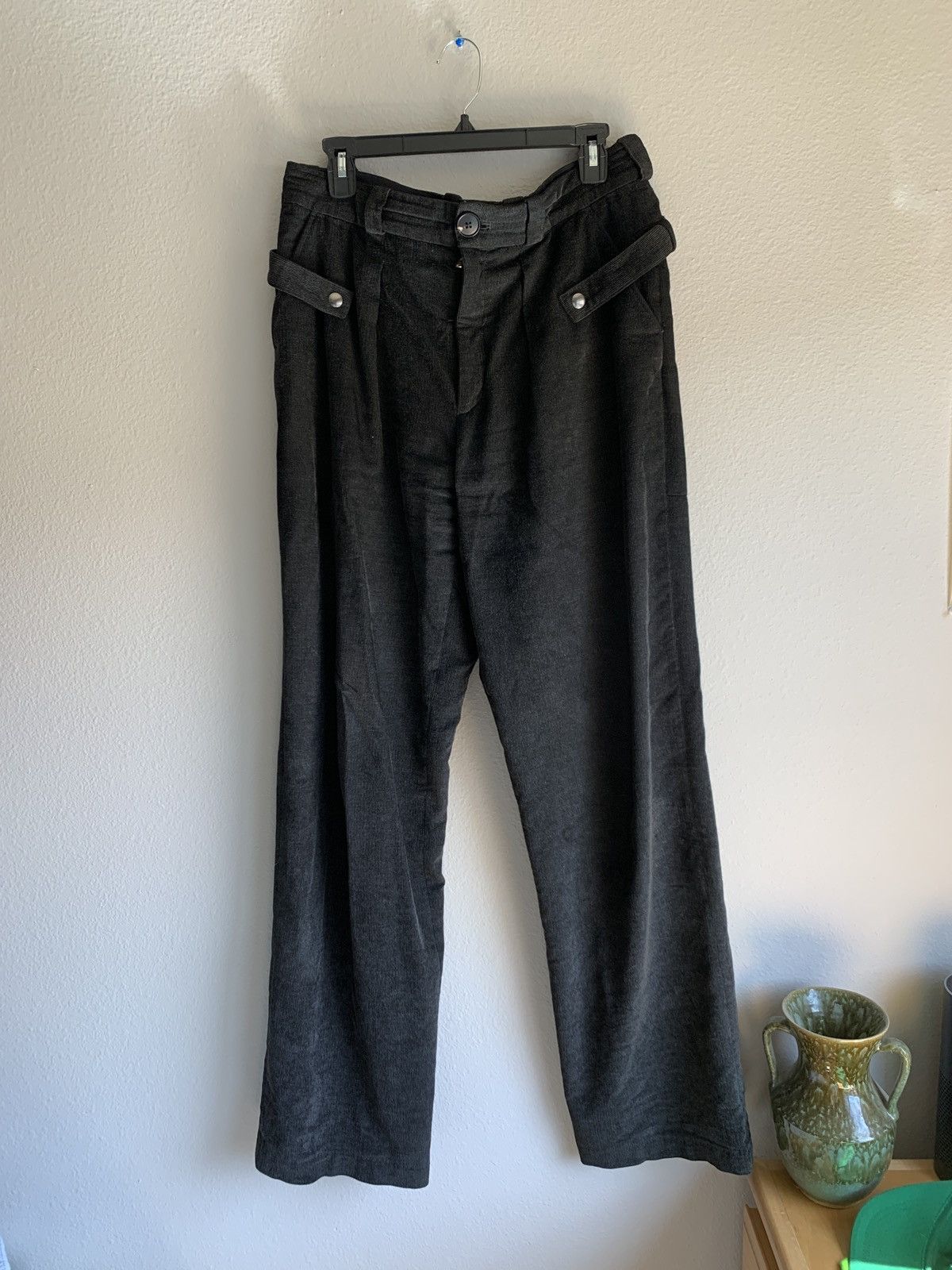 Pre-owned Kiko Kostadinov Kiko Corduroy Yann Trouser In Black