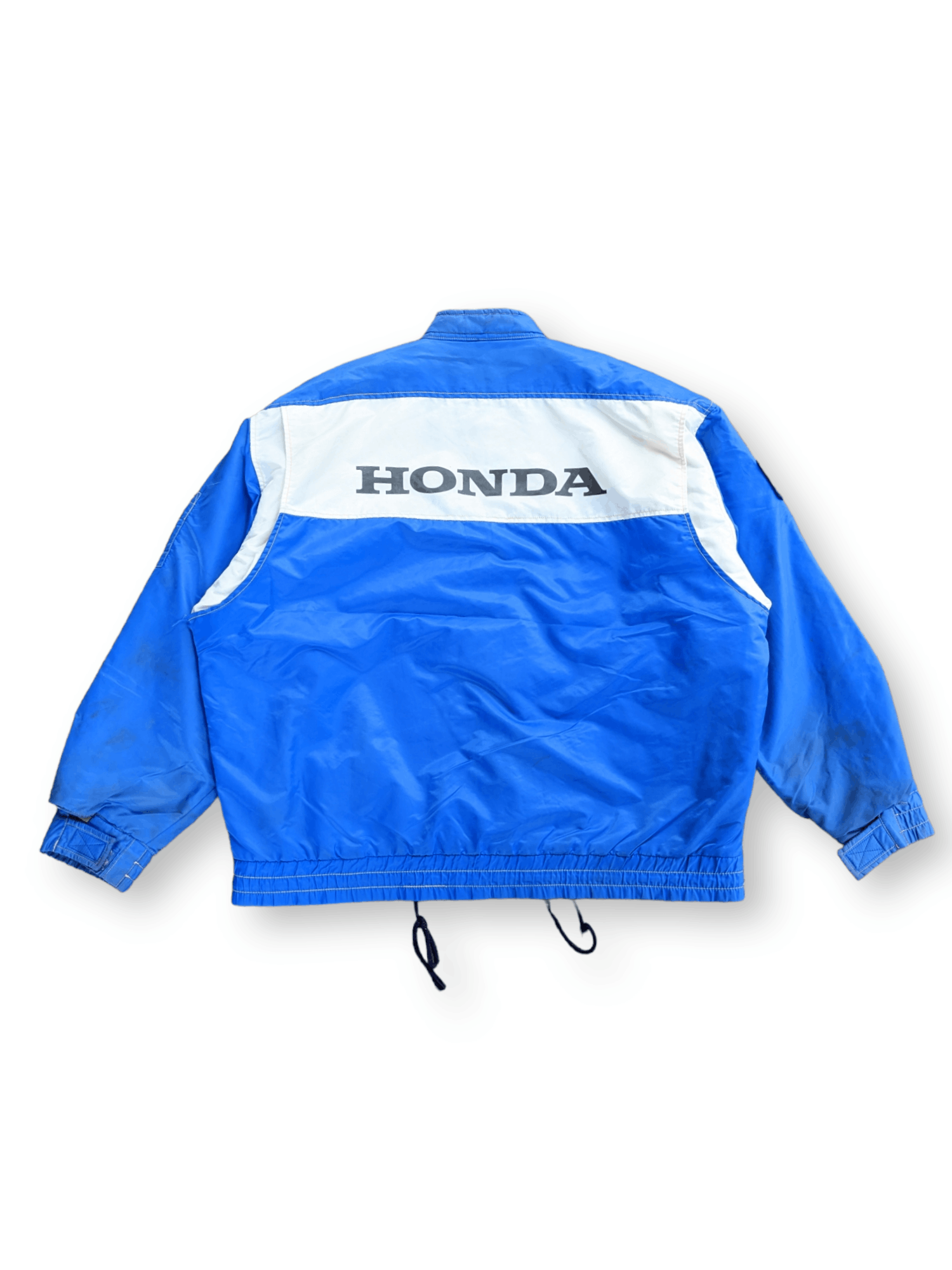 image of Gear For Sports x Honda Vintage Honda Spellout Racing Jacket in Blue, Men's (Size XL)