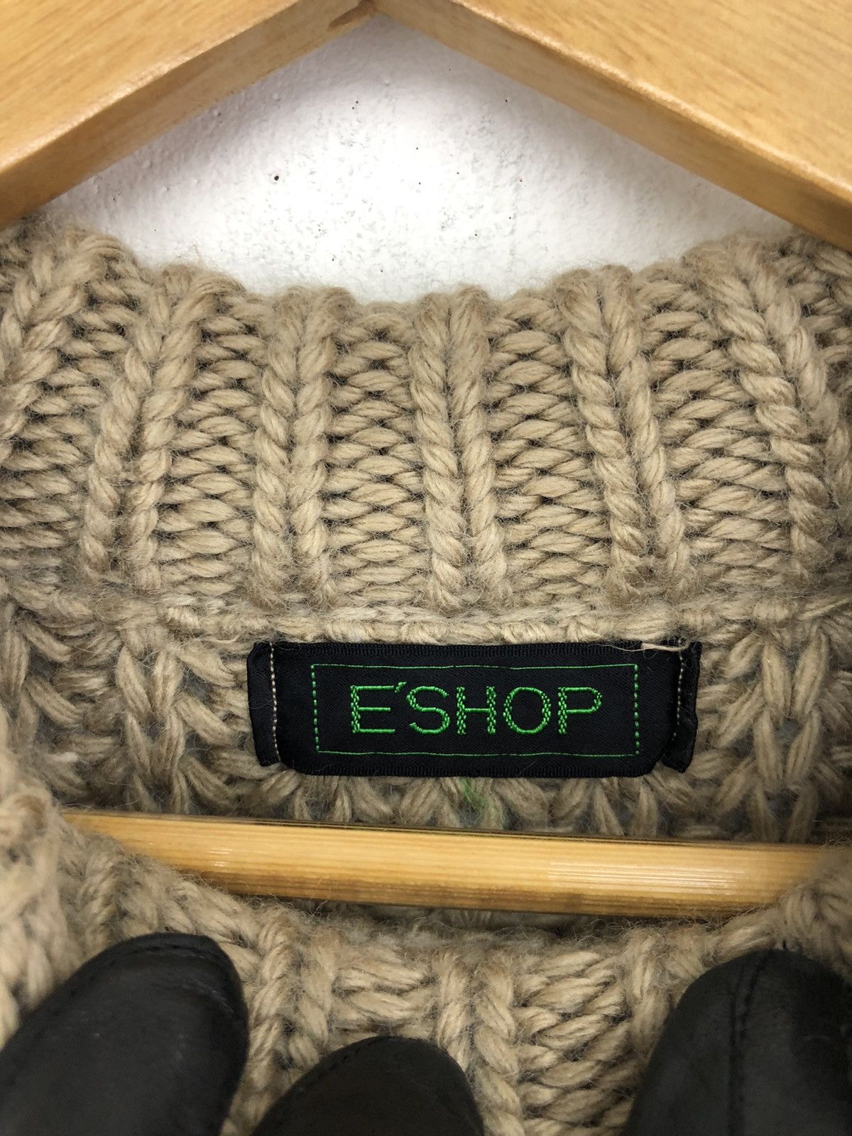 Japanese Brand × Vintage Vintage E'Shop Cable Knit Knitwear Size US M / EU 48-50 / 2 - 8 Thumbnail
