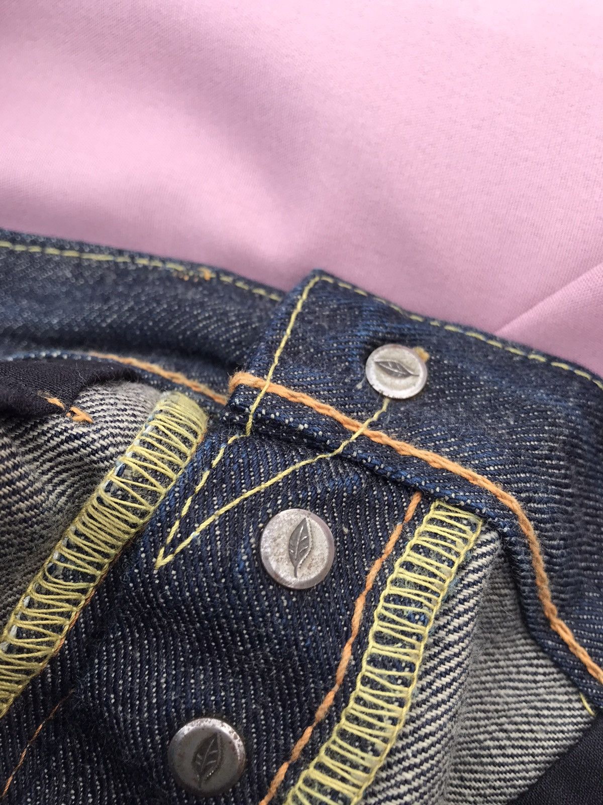 Pure Blue Japan PURE BLUE JAPAN ARTISANAL INDIGO PURE DYED SELVEDGE JEANS Size US 29 - 6 Thumbnail