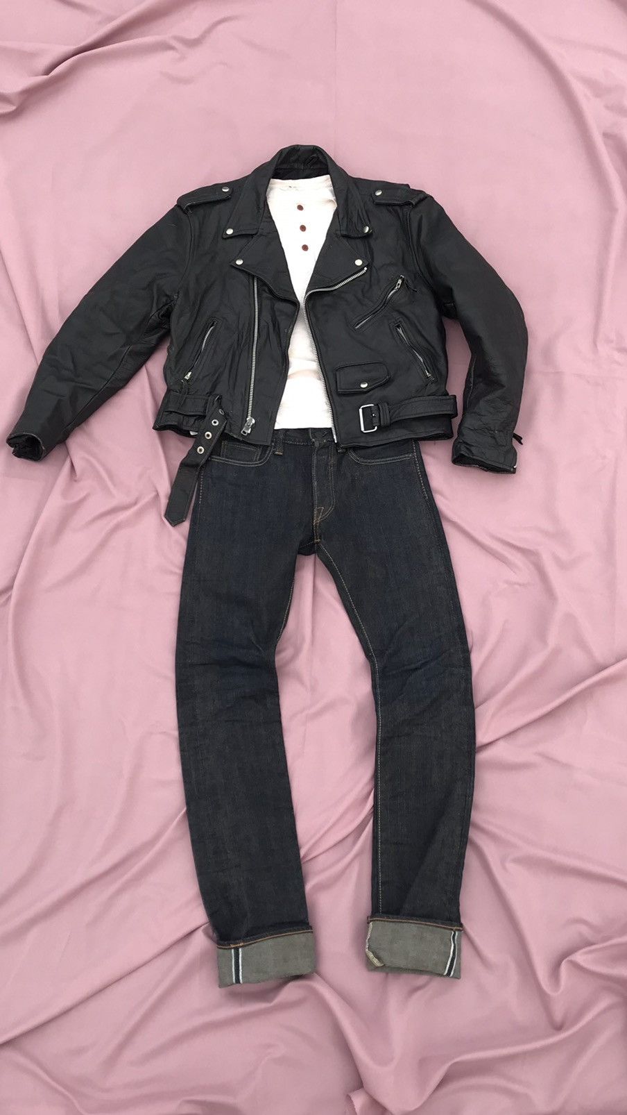 Pure Blue Japan PURE BLUE JAPAN ARTISANAL INDIGO PURE DYED SELVEDGE JEANS Size US 29 - 3 Thumbnail
