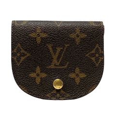 New Louis Vuitton Monogram Round Case Coin Wallet Virgil Abloh M68524