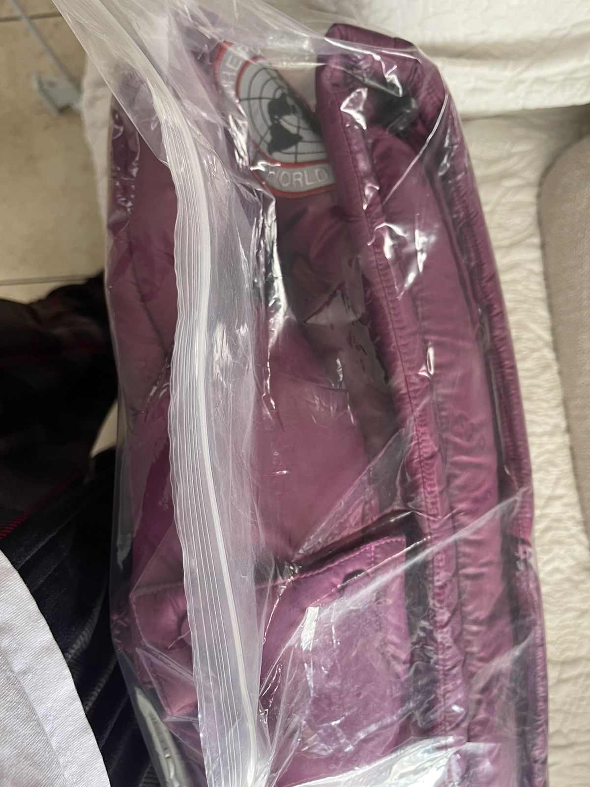 Fuck The Population FTP World Domination Puffer-Plum SMALL Size US S / EU 44-46 / 1 - 3 Thumbnail