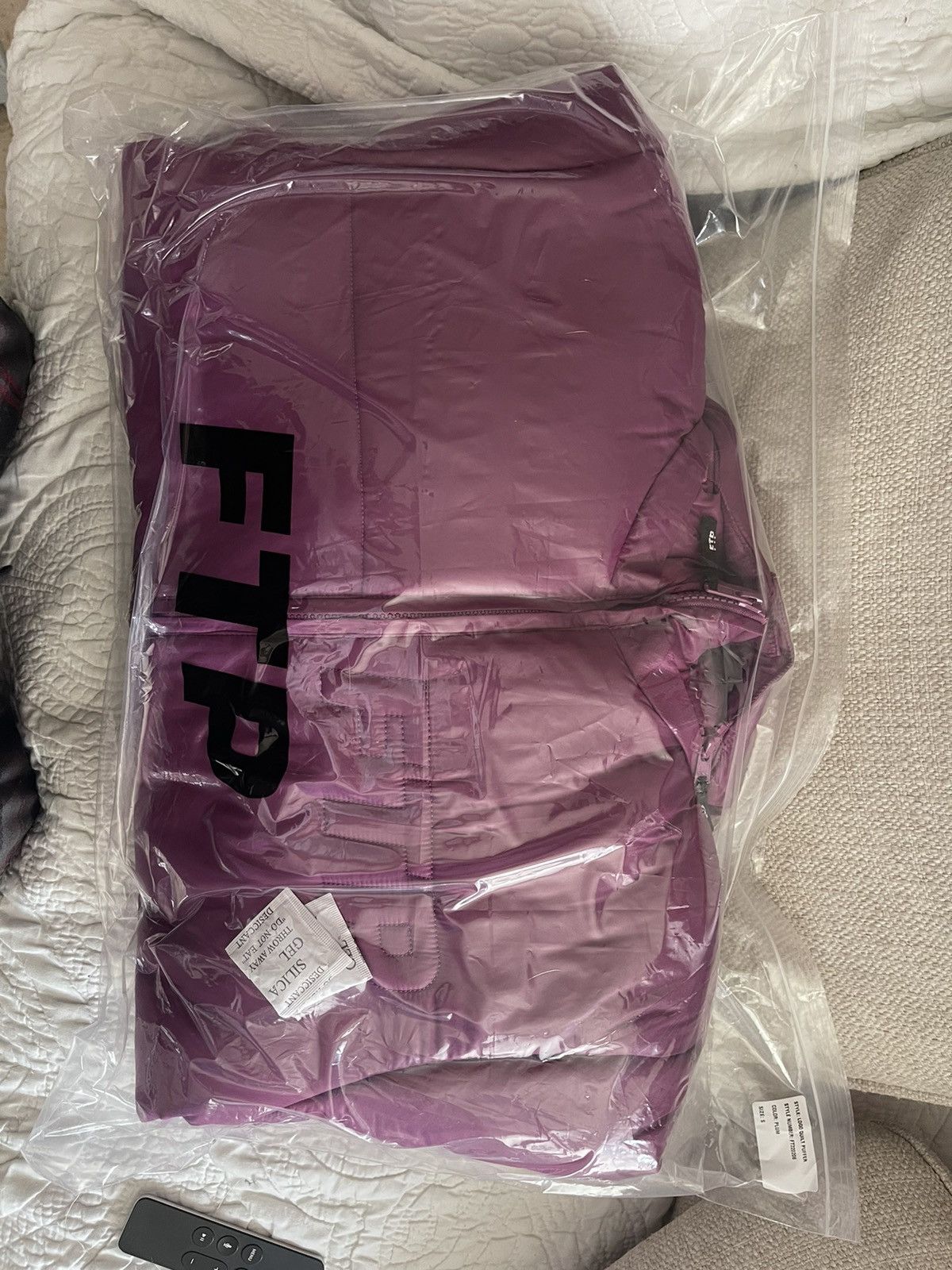 Fuck The Population FTP World Domination Puffer-Plum SMALL Size US S / EU 44-46 / 1 - 1 Thumbnail