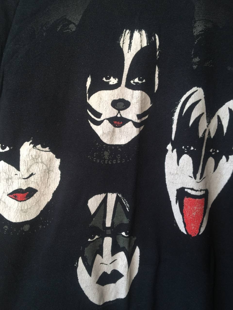 Band Tees × Vintage Vintage Kiss 2009 Faces Tee Size US S / EU 44-46 / 1 - 4 Thumbnail