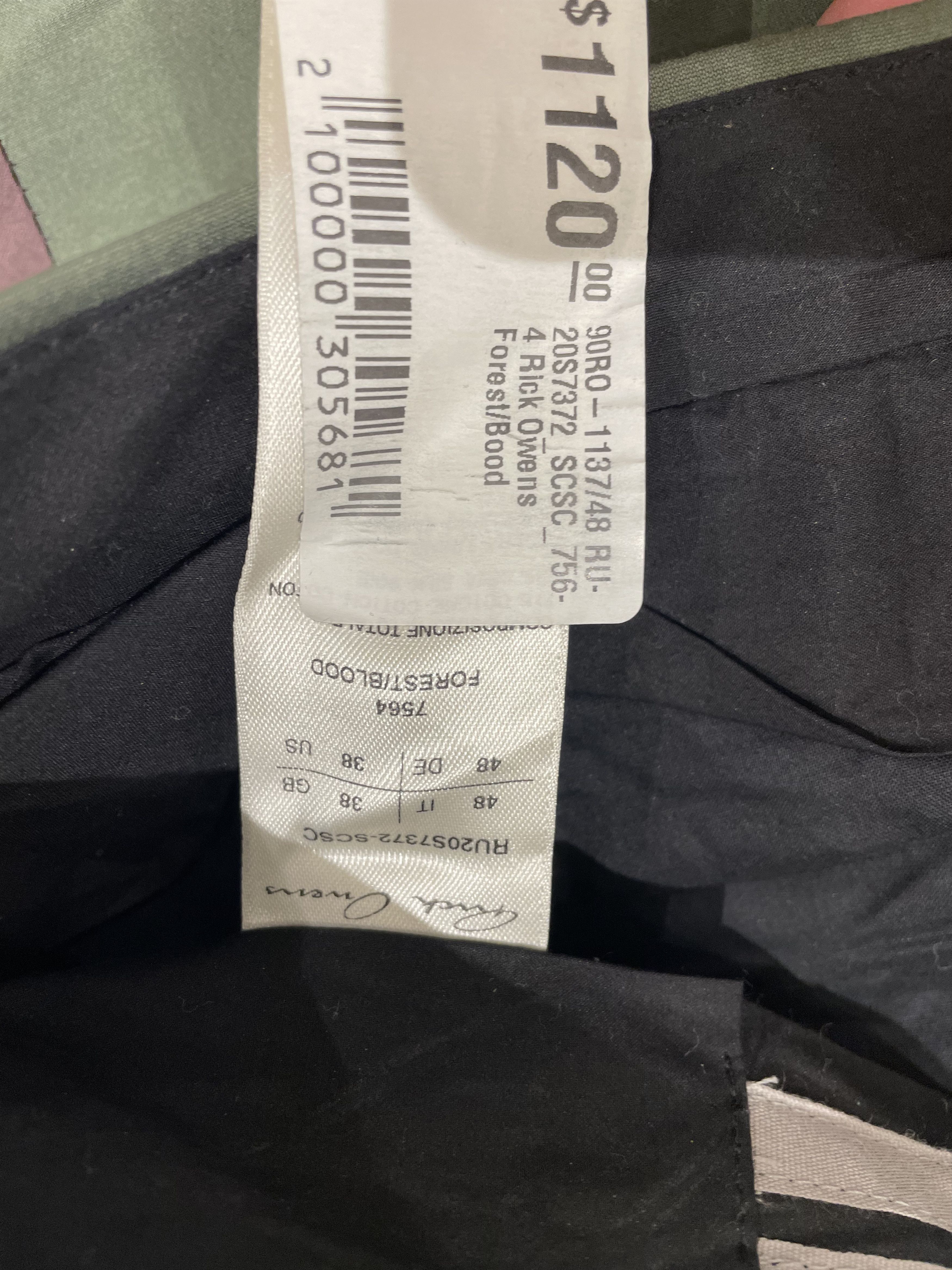 Rick Owens Rick Owens Tecuatl SS20 Cropped Silk Pants Size US 32 / EU 48 - 3 Thumbnail