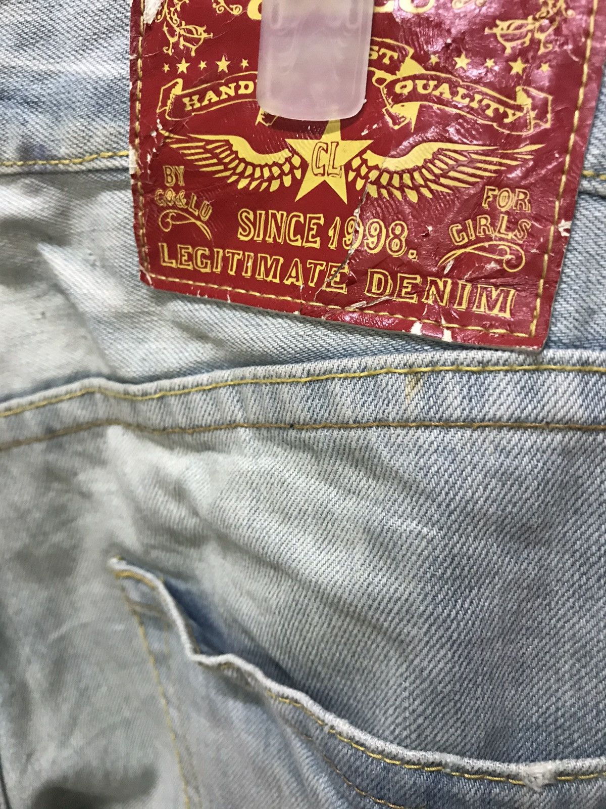 Japanese Brand Over print denim pant Size US 34 / EU 50 - 10 Thumbnail