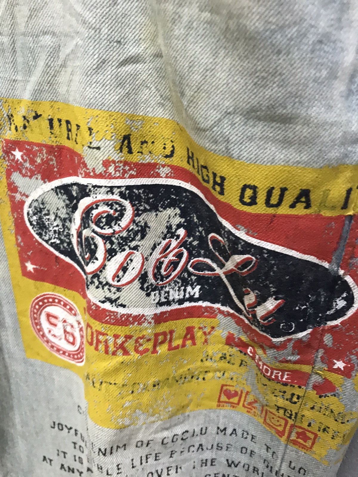 Japanese Brand Over print denim pant Size US 34 / EU 50 - 15 Thumbnail