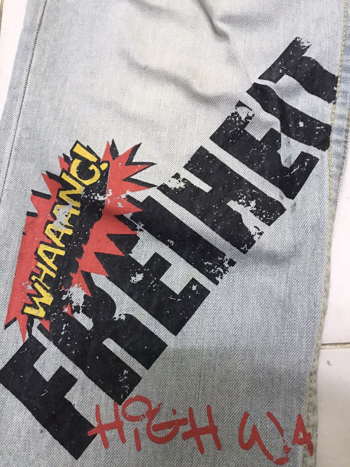 Japanese Brand Over print denim pant Size US 34 / EU 50 - 8 Thumbnail
