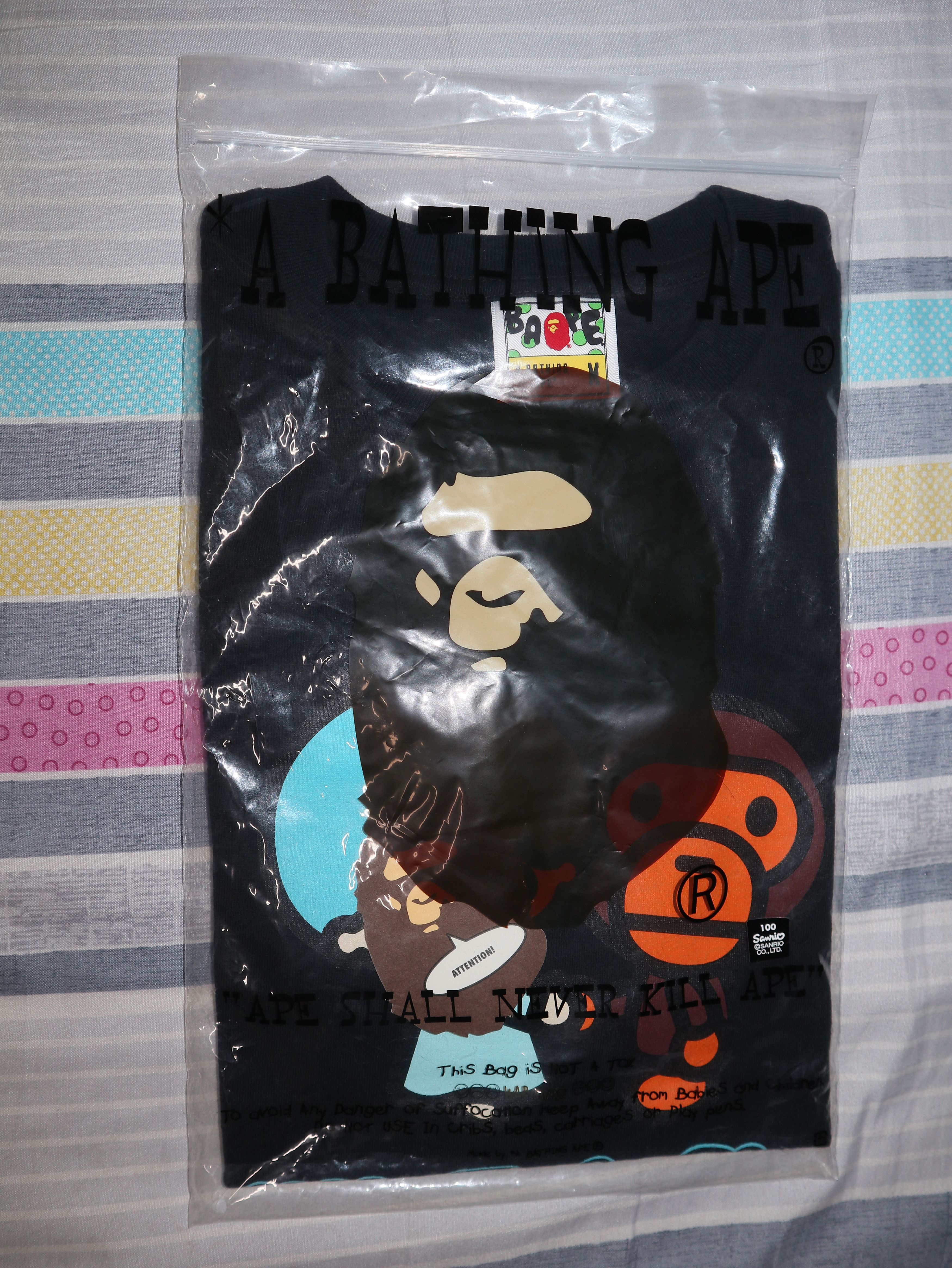 Bape Bape x Sanrio Little Twin Stars Baby Milo Tee 2015 | Grailed