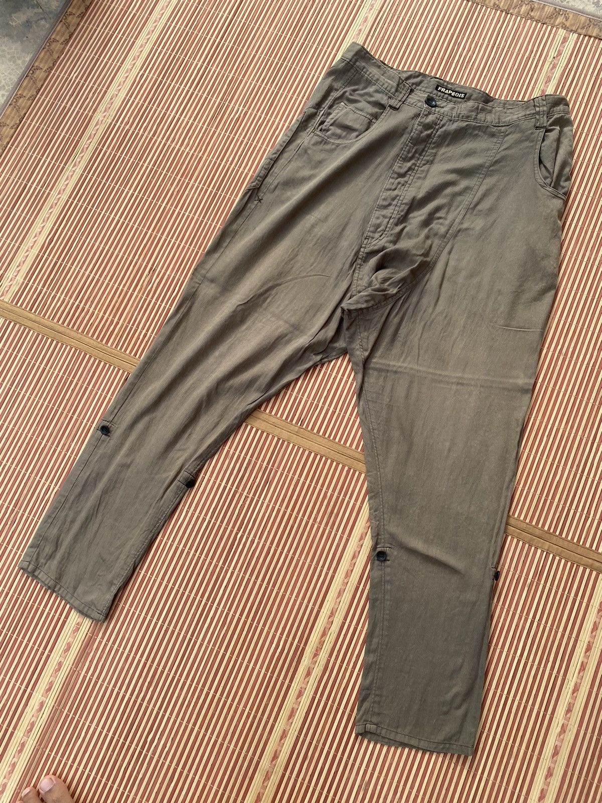 Frapbois Vintage Frapbois Issey Miyake Drop Crocth Pant Size US 32 / EU 48 - 3 Thumbnail