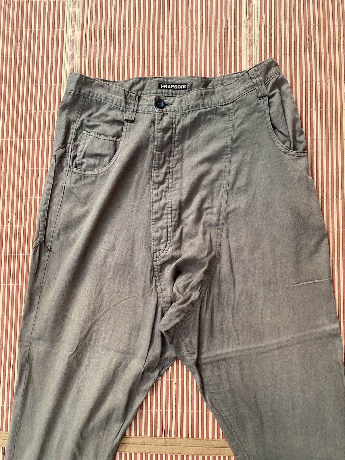 Frapbois Vintage Frapbois Issey Miyake Drop Crocth Pant Size US 32 / EU 48 - 2 Thumbnail