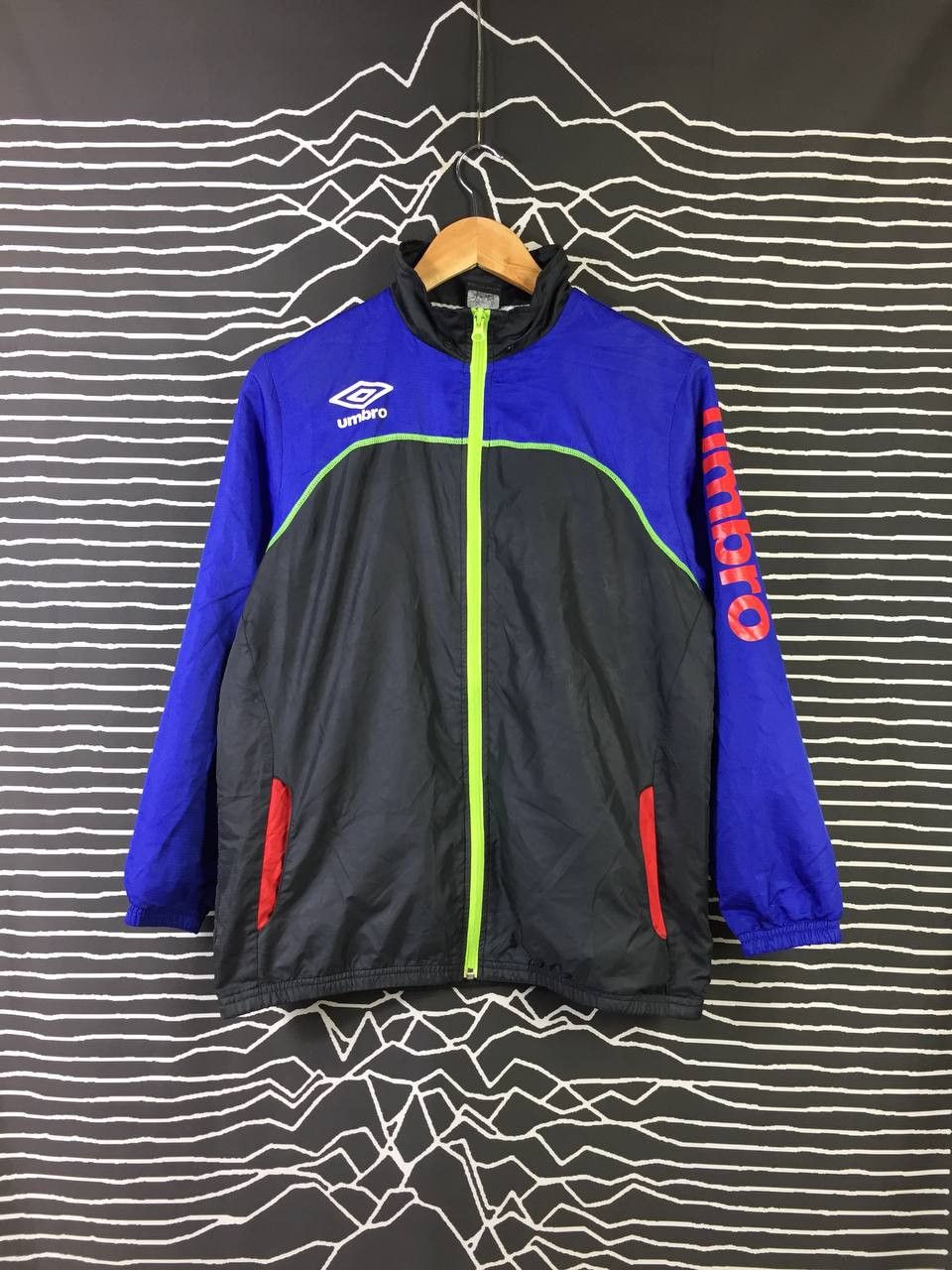 Vtg Umbro Sportswear Small Logo Windbreaker Jacket