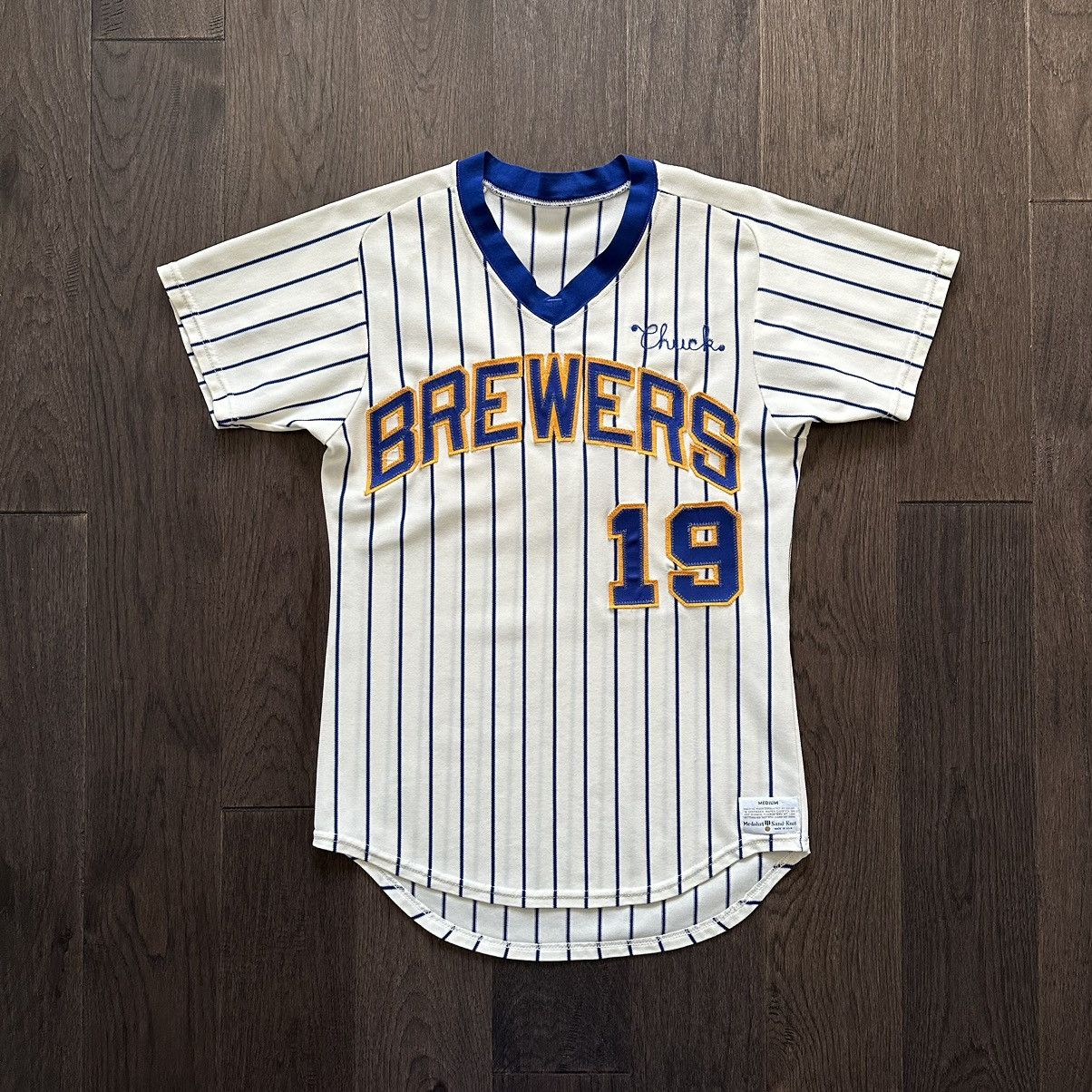 vintage brewers jersey