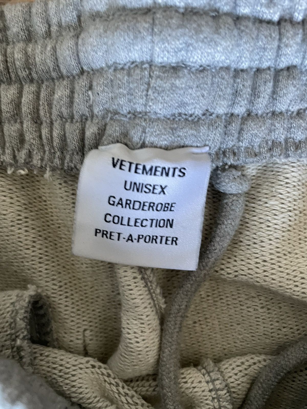 Vetements Vetements Logo Straight Leg Sweat Pant Size US 32 / EU 48 - 4 Thumbnail