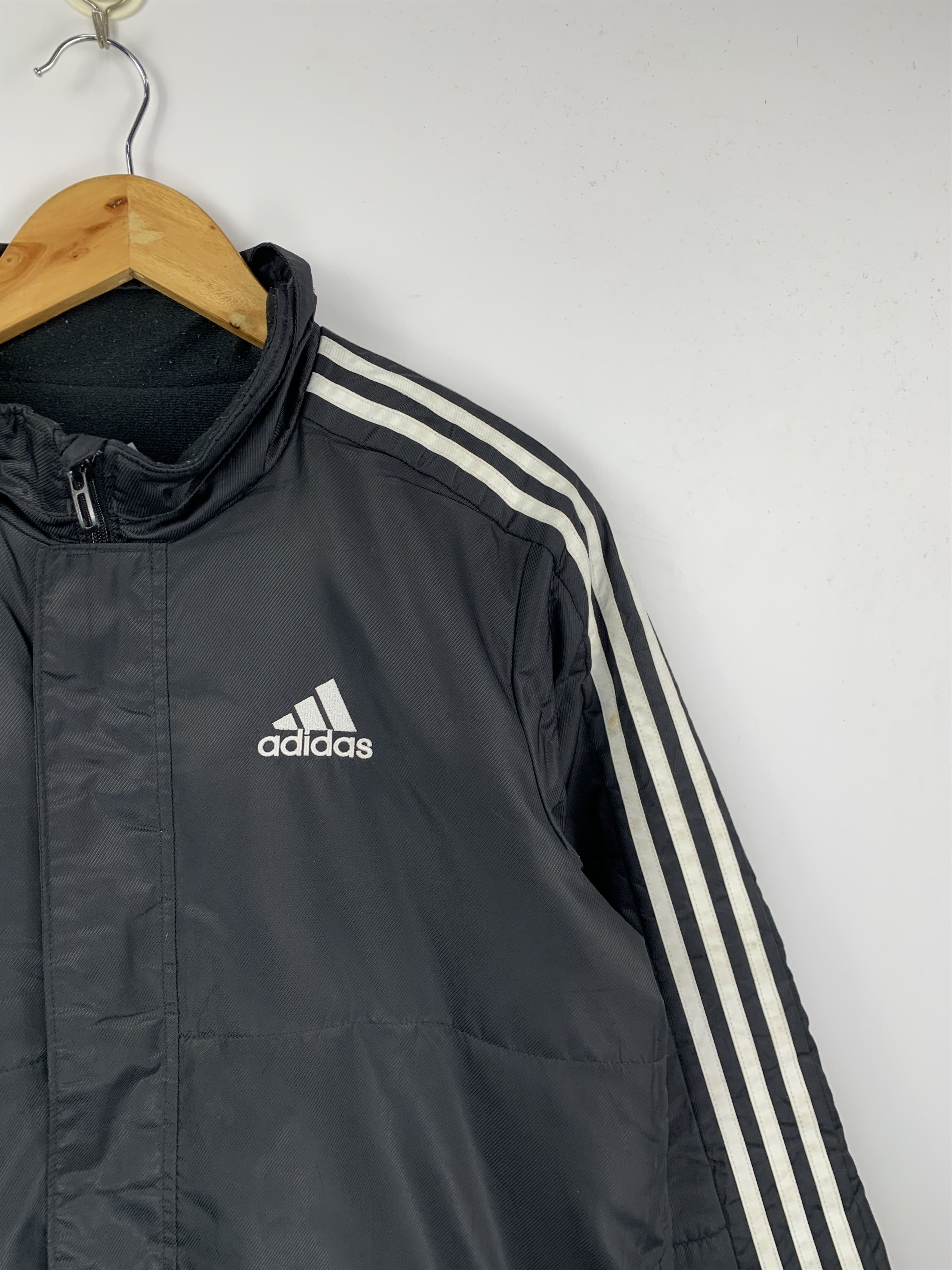 Adidas Vintage 90s Adidas Sherpa Long Jacket J1594 Size US L / EU 52-54 / 3 - 9 Thumbnail