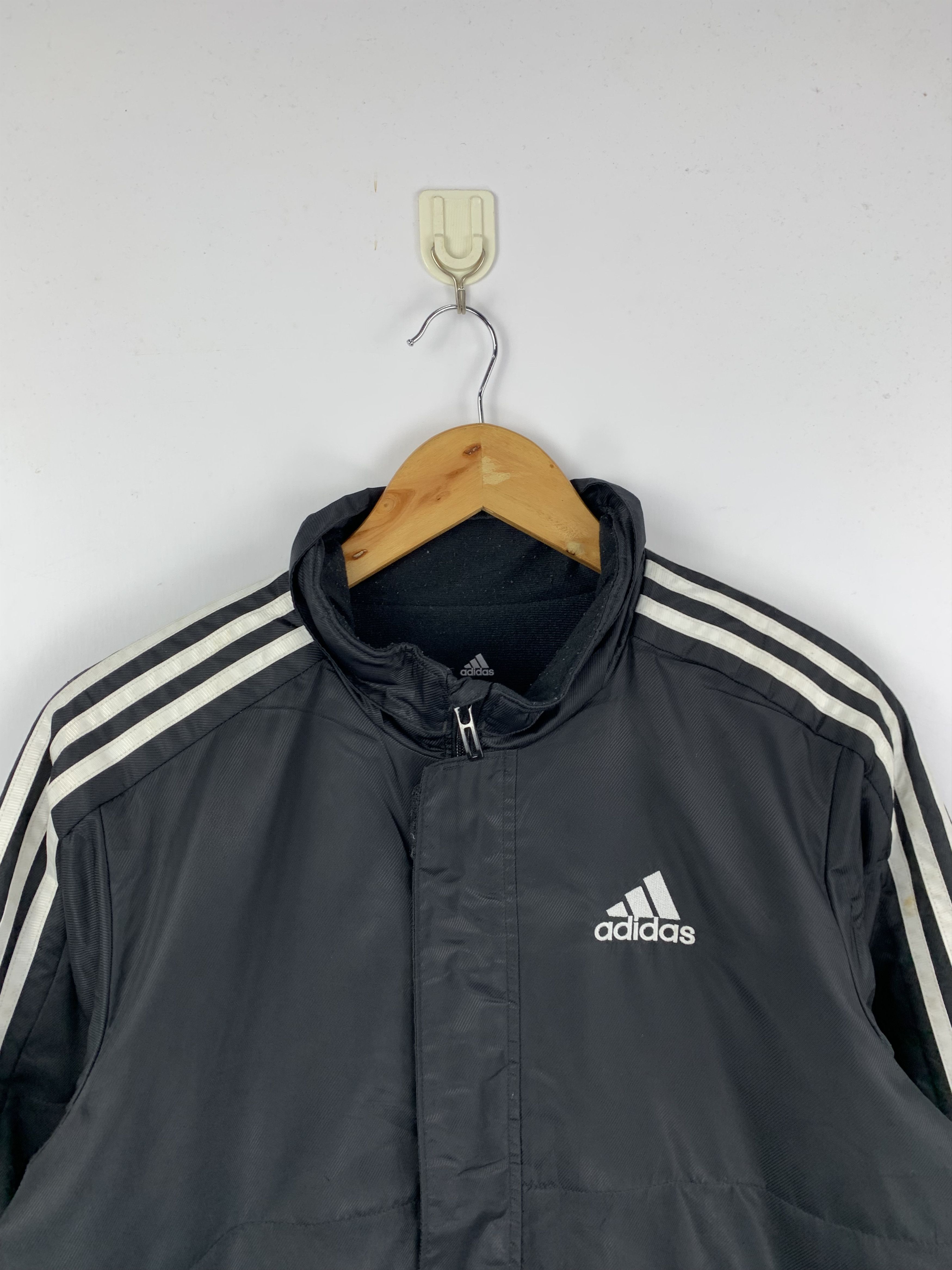 Adidas Vintage 90s Adidas Sherpa Long Jacket J1594 Size US L / EU 52-54 / 3 - 2 Thumbnail