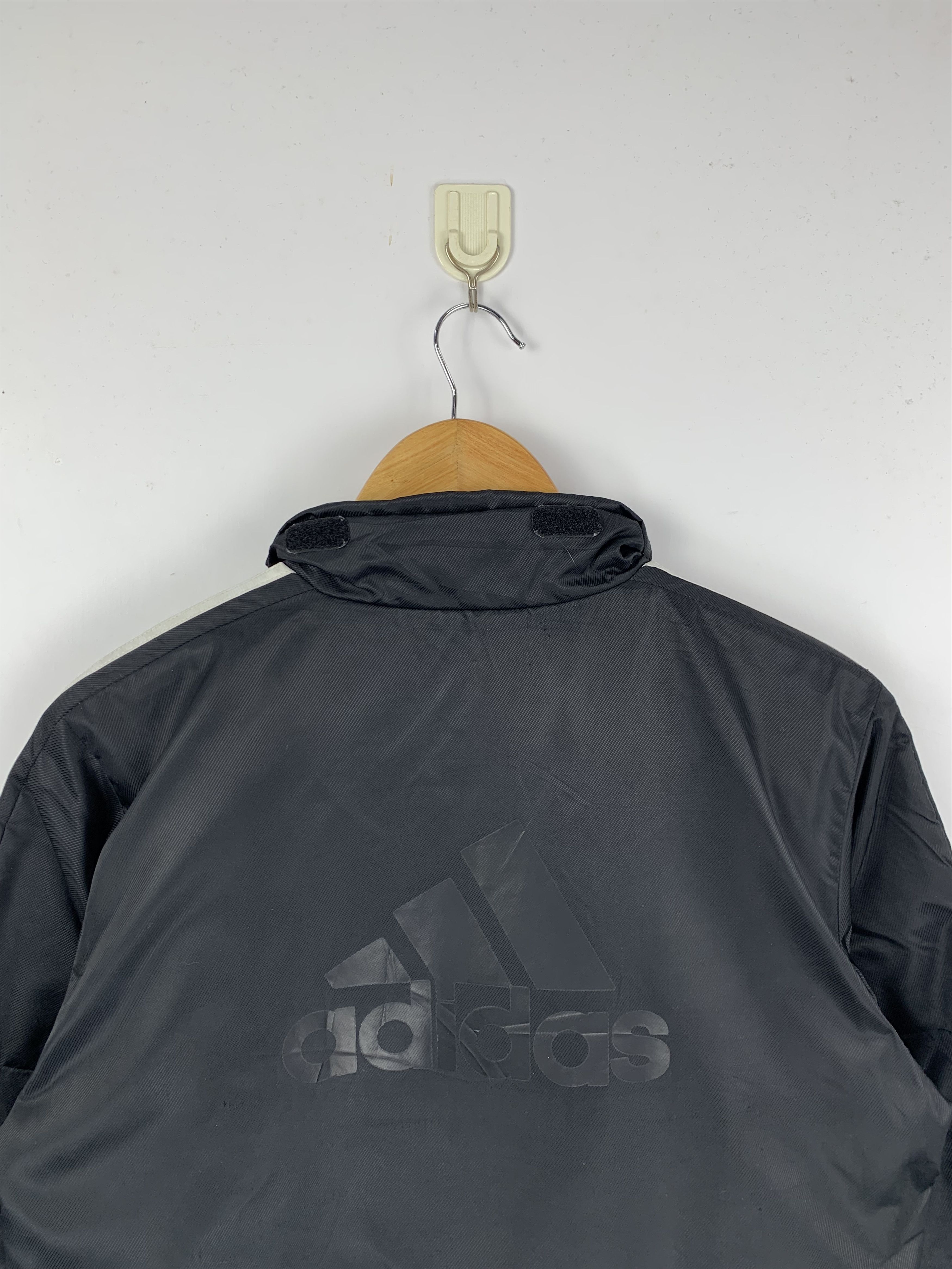 Adidas Vintage 90s Adidas Sherpa Long Jacket J1594 Size US L / EU 52-54 / 3 - 4 Thumbnail