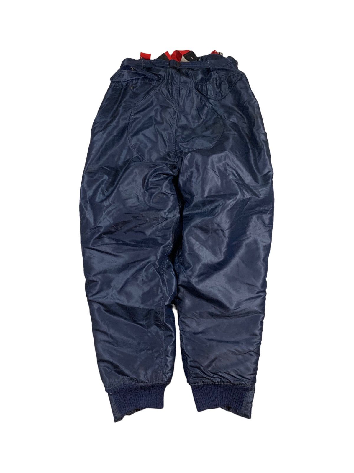 Vintage Vintage 50s USAF F-1A Trousers Navy Blue With Suspenders Size US 38 / EU 54 - 2 Thumbnail