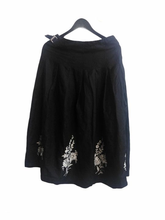Comme des Garcons × Comme des Garcons Homme Plus AD2001 SS CDG Tricot Maxi Skirt Size 29" - 1 Thumbnail