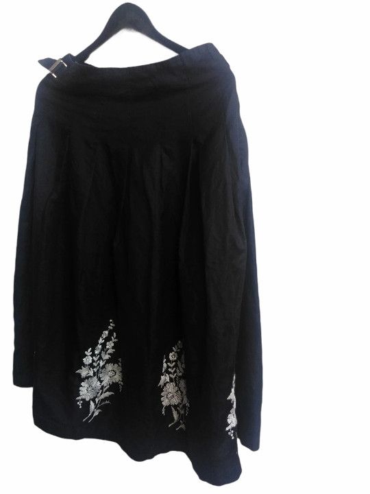 Comme des Garcons × Comme des Garcons Homme Plus AD2001 SS CDG Tricot Maxi Skirt Size 29" - 2 Thumbnail