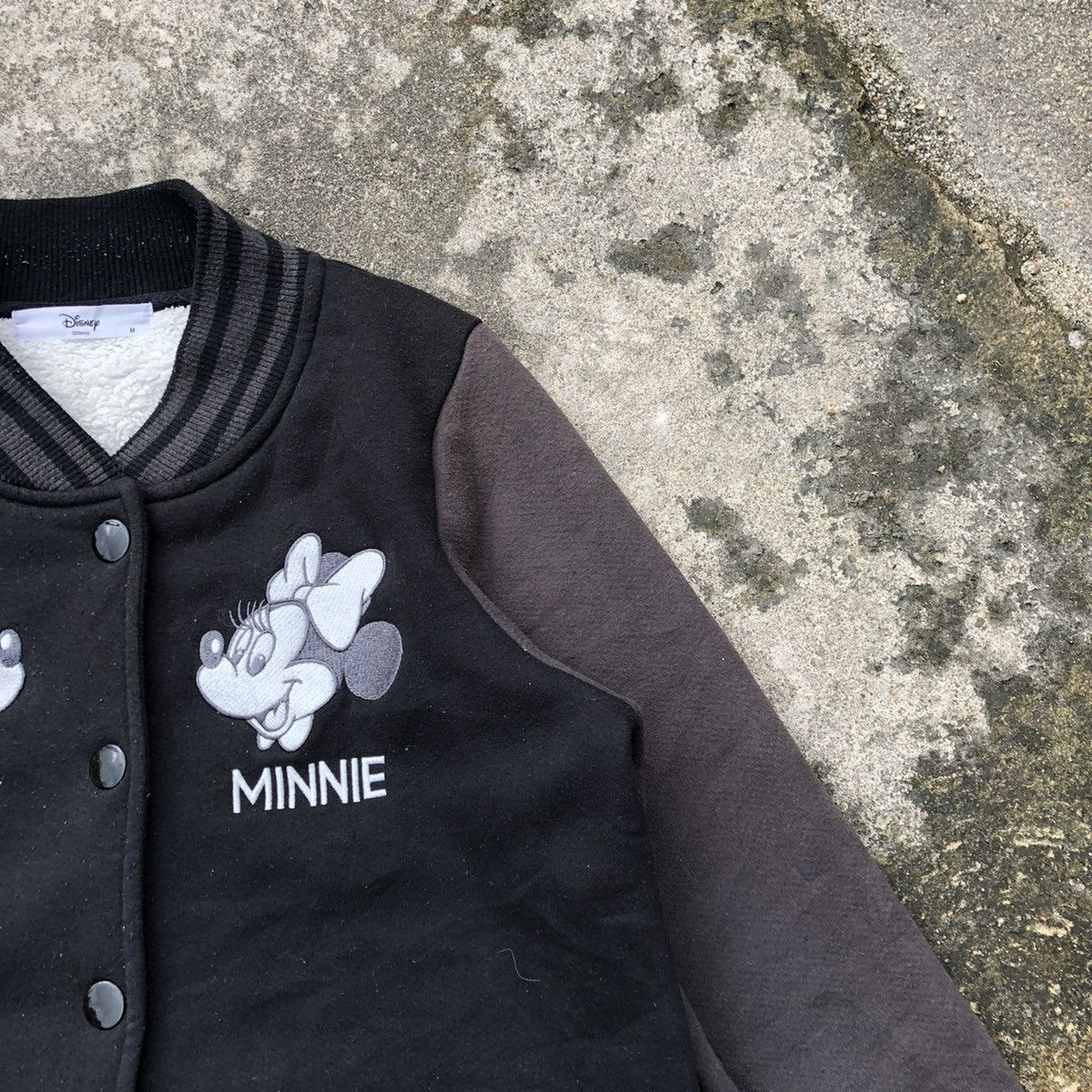 Disney × Mickey Mouse Rare Disney Mickey And Minnie Mouse Big Print Varsity Jacket Size S / US 4 / IT 40 - 6 Thumbnail