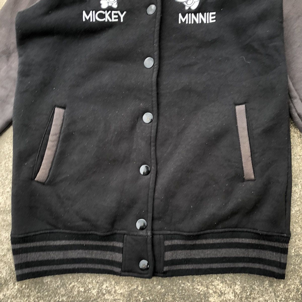 Disney × Mickey Mouse Rare Disney Mickey And Minnie Mouse Big Print Varsity Jacket Size S / US 4 / IT 40 - 3 Thumbnail