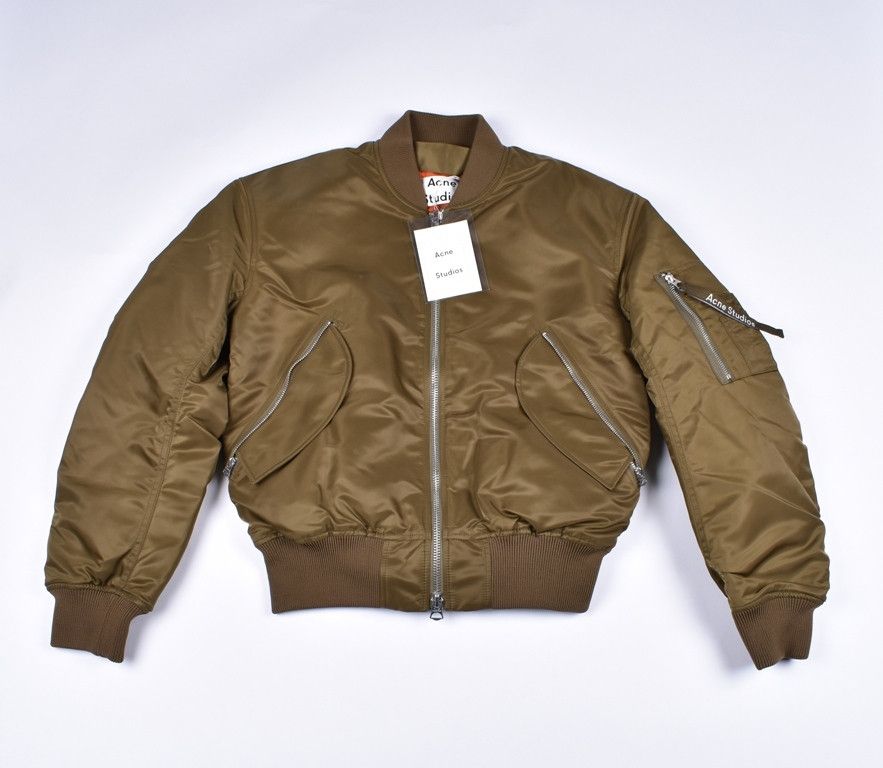 Acne Studios Makio PSS18 Safari Green Men Pilot Bomber