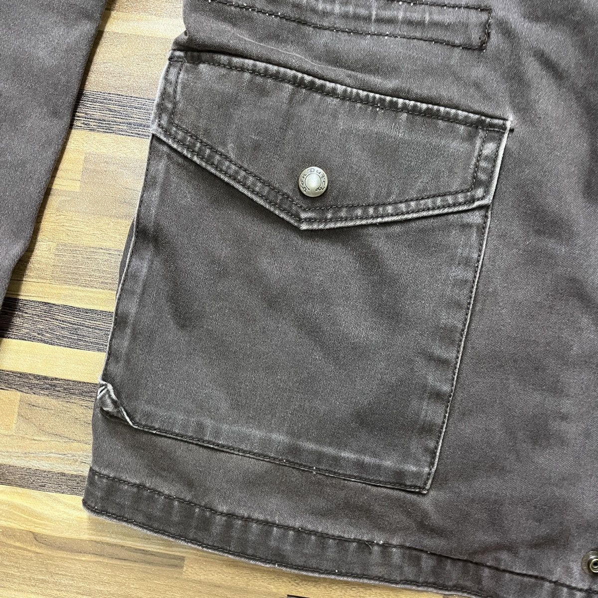Vintage × Von Dutch Vintage 1990s Von Dutch Pockets Chore Jacket Size US L / EU 52-54 / 3 - 10 Thumbnail