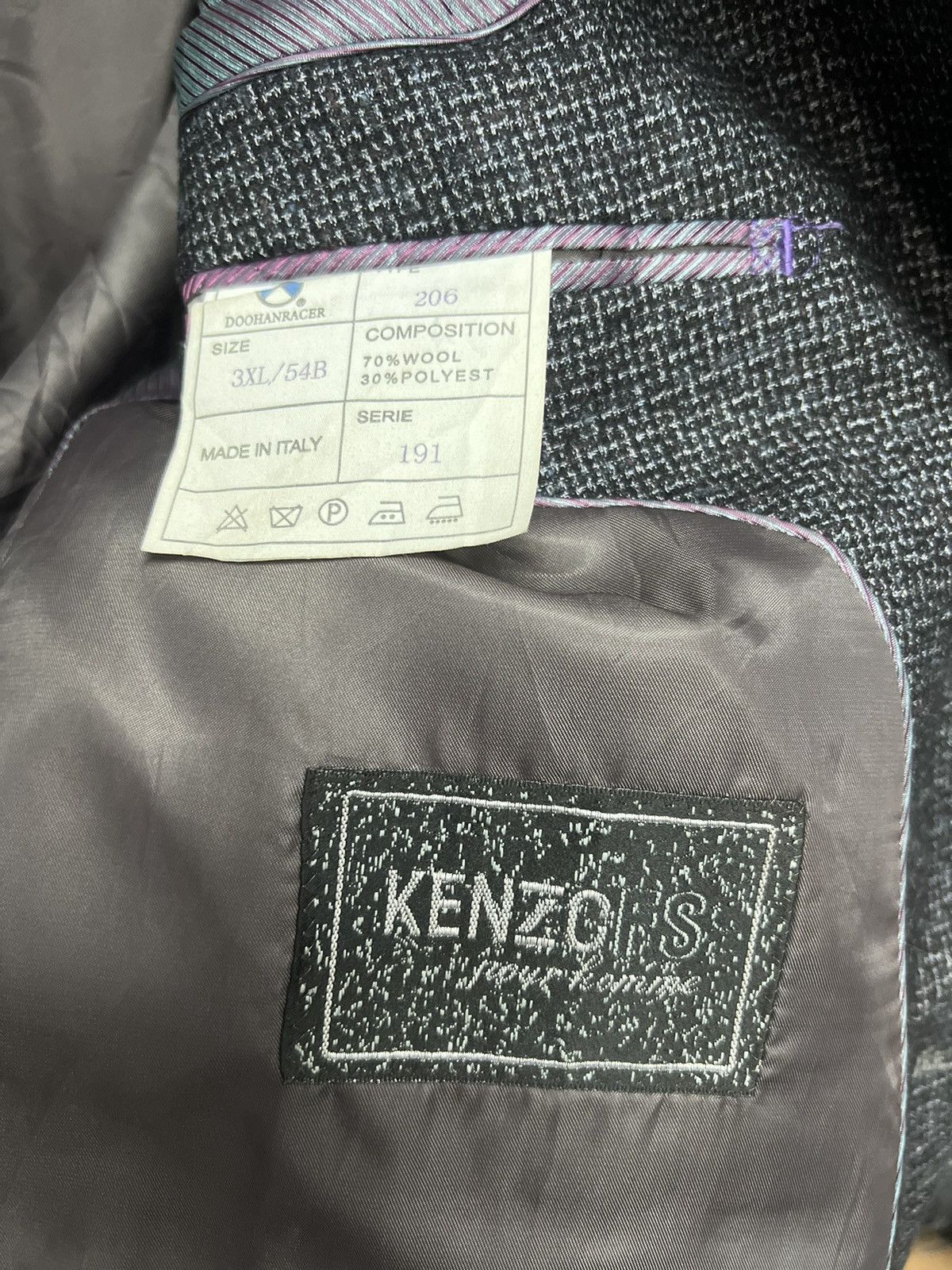 Kenzo KENZO POUR HOMME MENS BLAZERS Size 46L - 5 Thumbnail