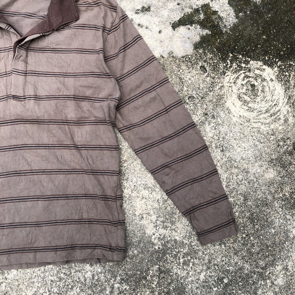 Designer × Vintage × Yohji Yamamoto Vintage Sacsny Y'Saccs Yohji Yamamoto Stripes Polo Shirts Size US M / EU 48-50 / 2 - 6 Thumbnail