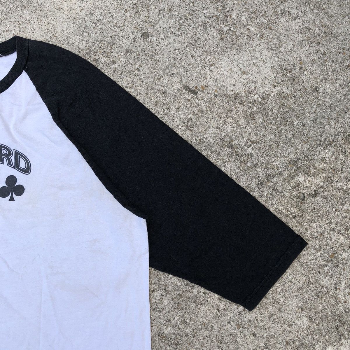 Anvil × Vintage Vintage 90s Lowcard 2 Club Raglan Three Quarter Tee By Anvil Size US XL / EU 56 / 4 - 6 Thumbnail