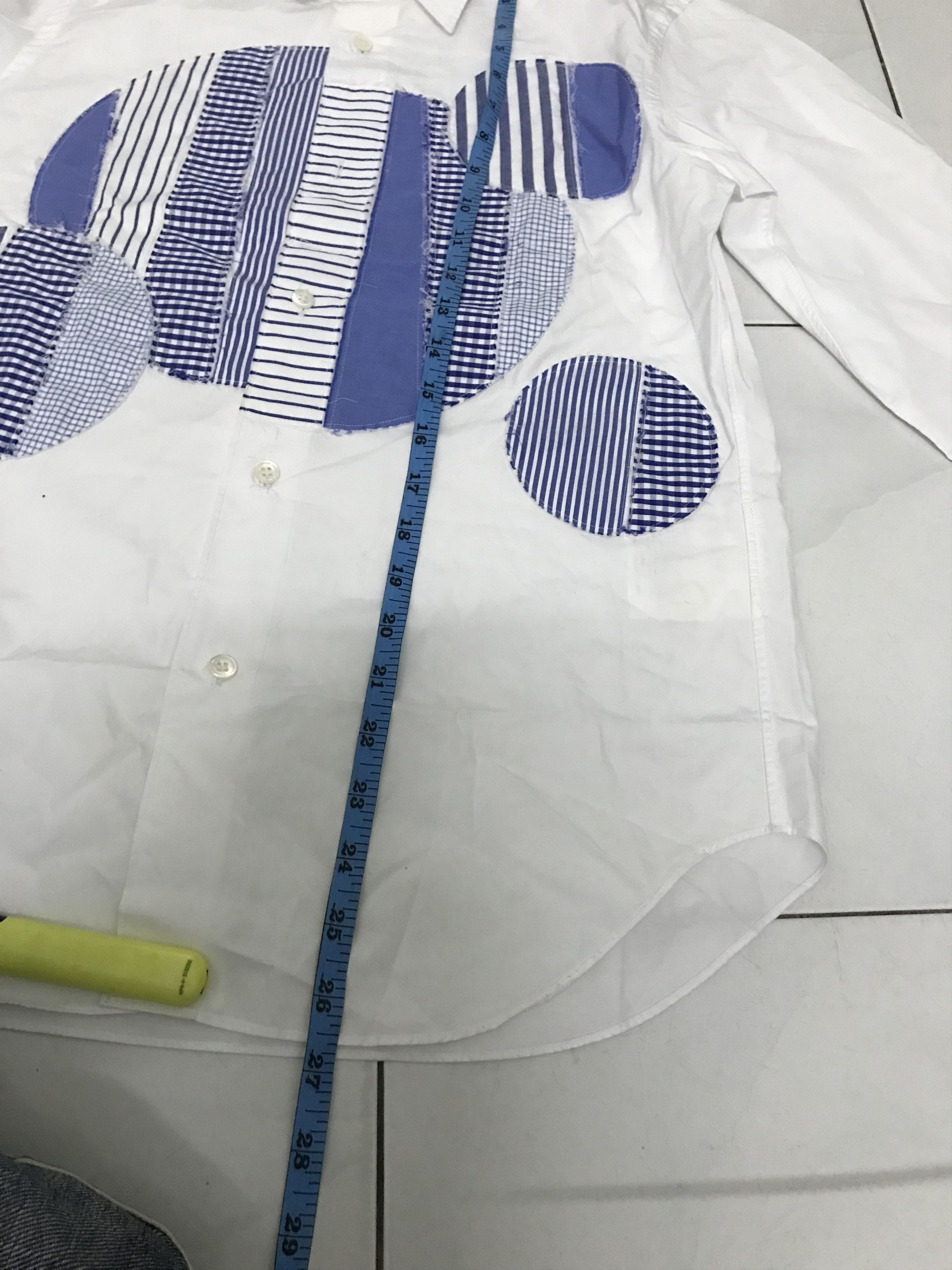 Comme des Garcons × Comme des Garcons Homme × Comme des Garcons Homme Plus Comme Des Garcons Patchwork Shirts Size US XS / EU 42 / 0 - 8 Thumbnail