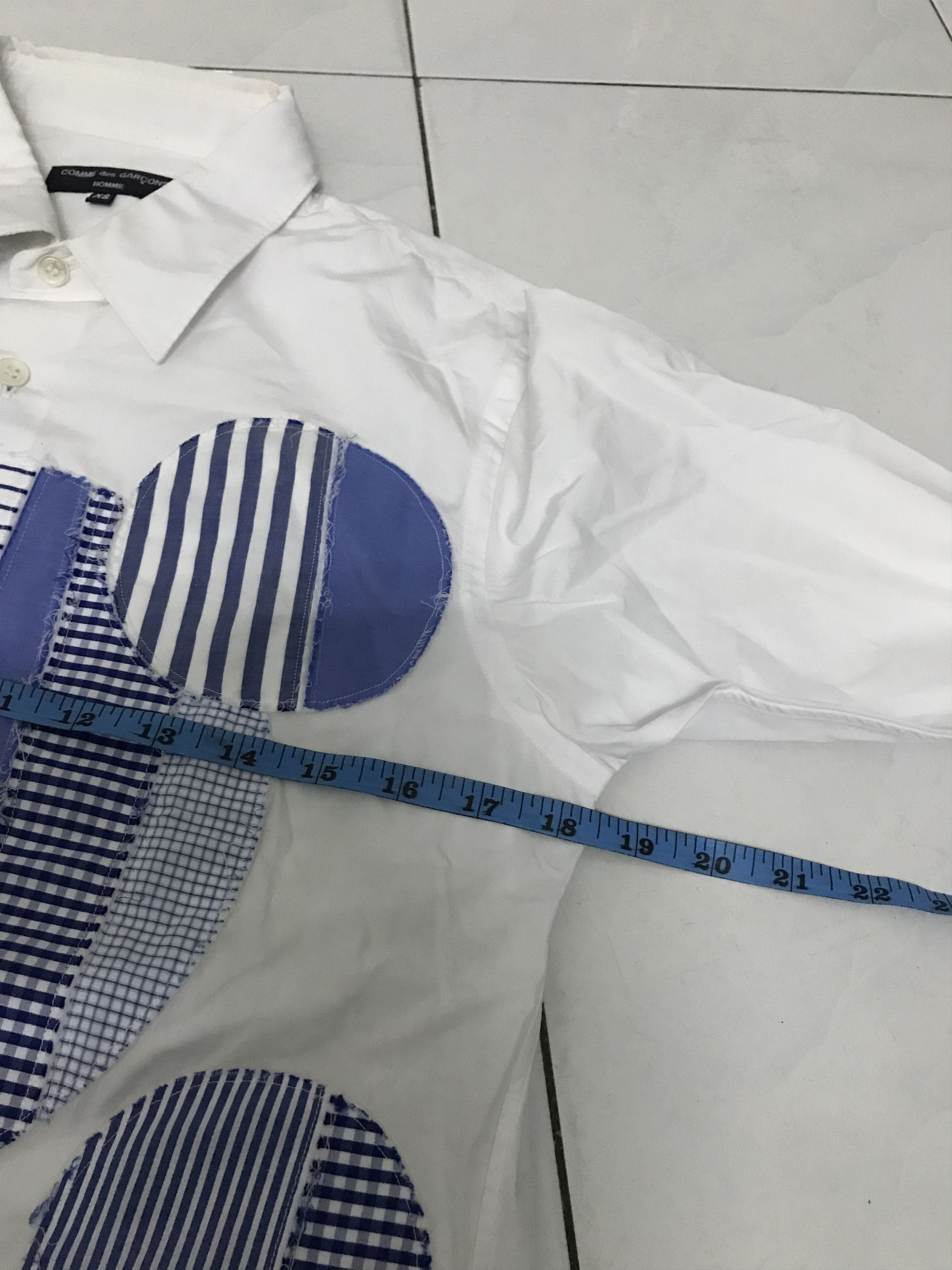 Comme des Garcons × Comme des Garcons Homme × Comme des Garcons Homme Plus Comme Des Garcons Patchwork Shirts Size US XS / EU 42 / 0 - 5 Thumbnail