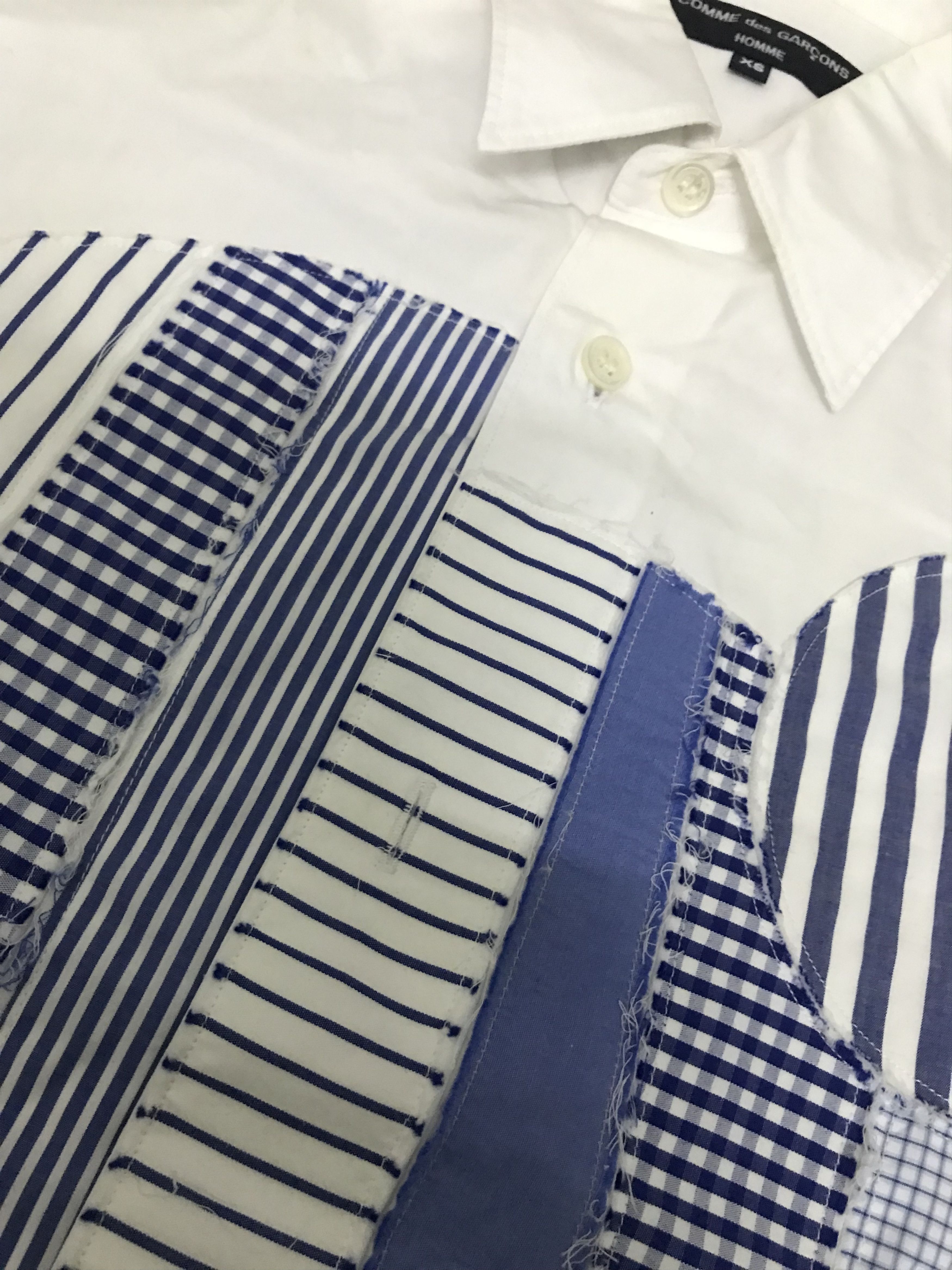 Comme des Garcons × Comme des Garcons Homme × Comme des Garcons Homme Plus Comme Des Garcons Patchwork Shirts Size US XS / EU 42 / 0 - 9 Thumbnail