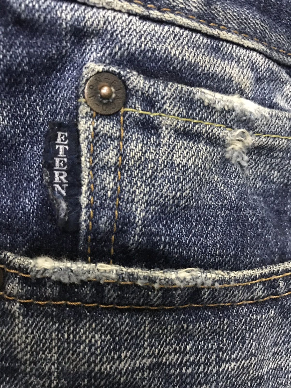 Eternal × Japanese Brand Eternal distressed denim Size US 33 - 8 Thumbnail