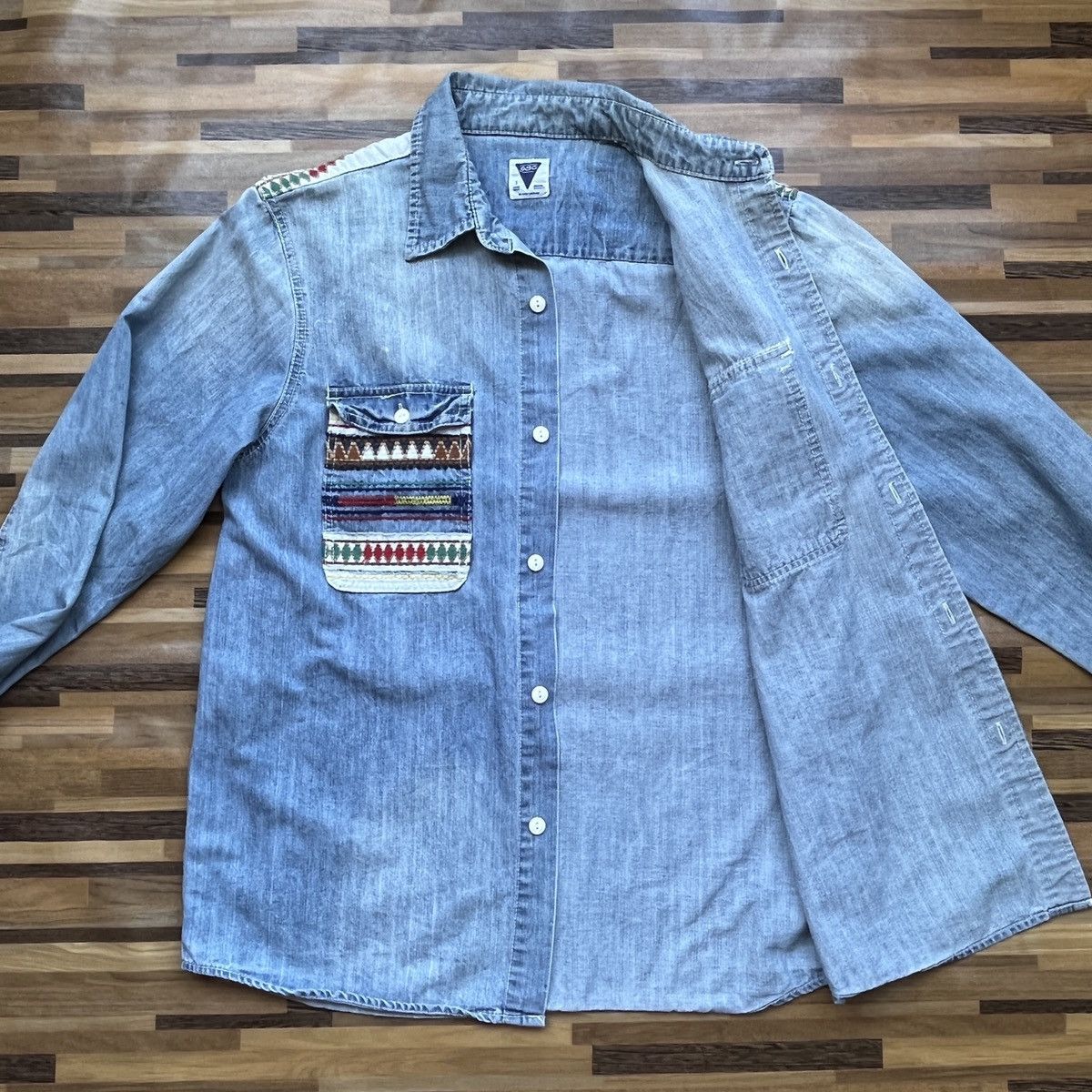 Vintage × go slow caravan Vintage 90s Go Slow Caravan Shirts Buttons Up Size US M / EU 48-50 / 2 - 9 Thumbnail