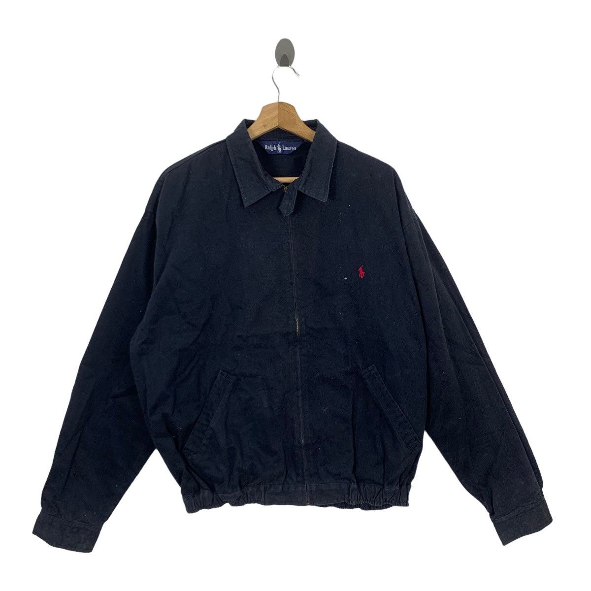 Polo Ralph Lauren × RRL Ralph Lauren × Ralph Lauren Vintage 90s Polo Ralph Lauren Zipper Jacket Size US M / EU 48-50 / 2 - 1 Thumbnail