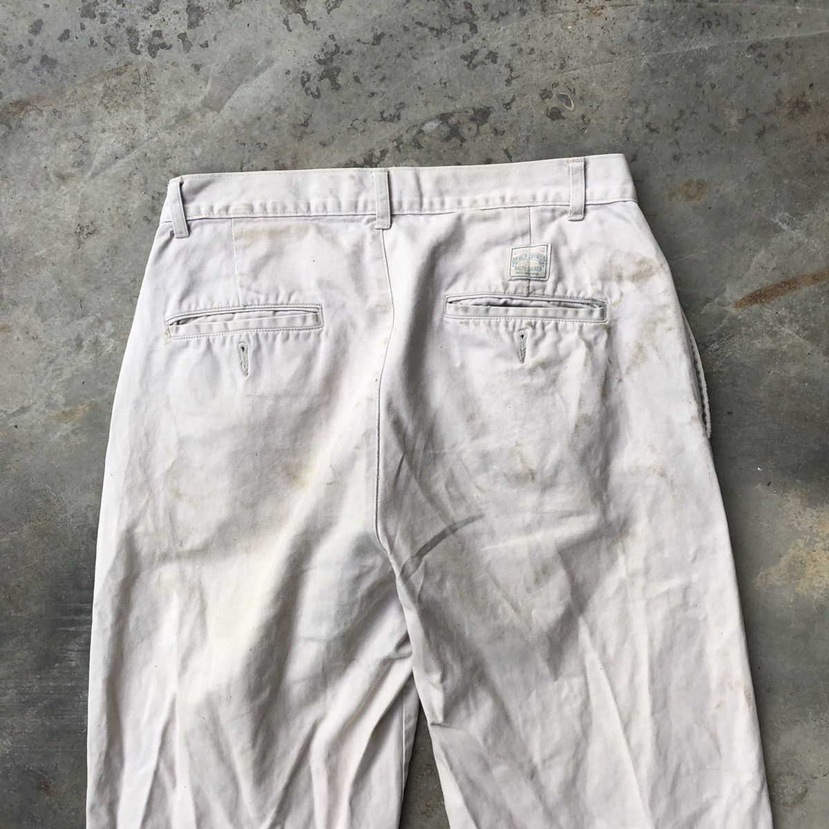 Polo Ralph Lauren × Ralph Lauren 🔥Thrash🔥Distress🔥Polo Chinos USA Made Casual Workers Pants Size US 28 / EU 44 - 5 Thumbnail