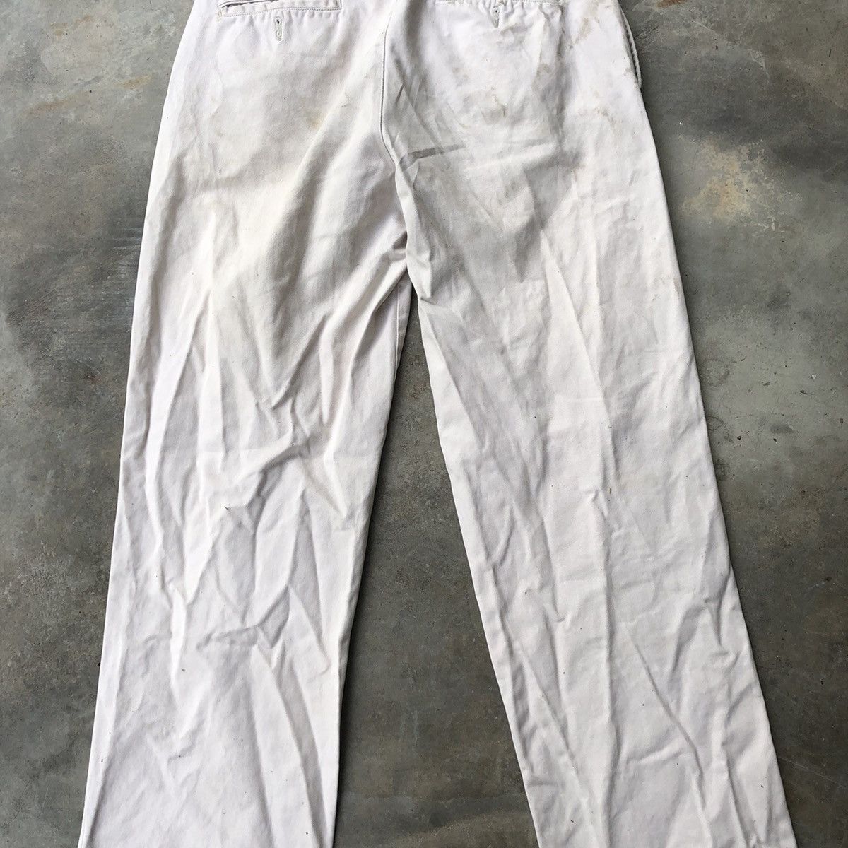 Polo Ralph Lauren × Ralph Lauren 🔥Thrash🔥Distress🔥Polo Chinos USA Made Casual Workers Pants Size US 28 / EU 44 - 6 Thumbnail