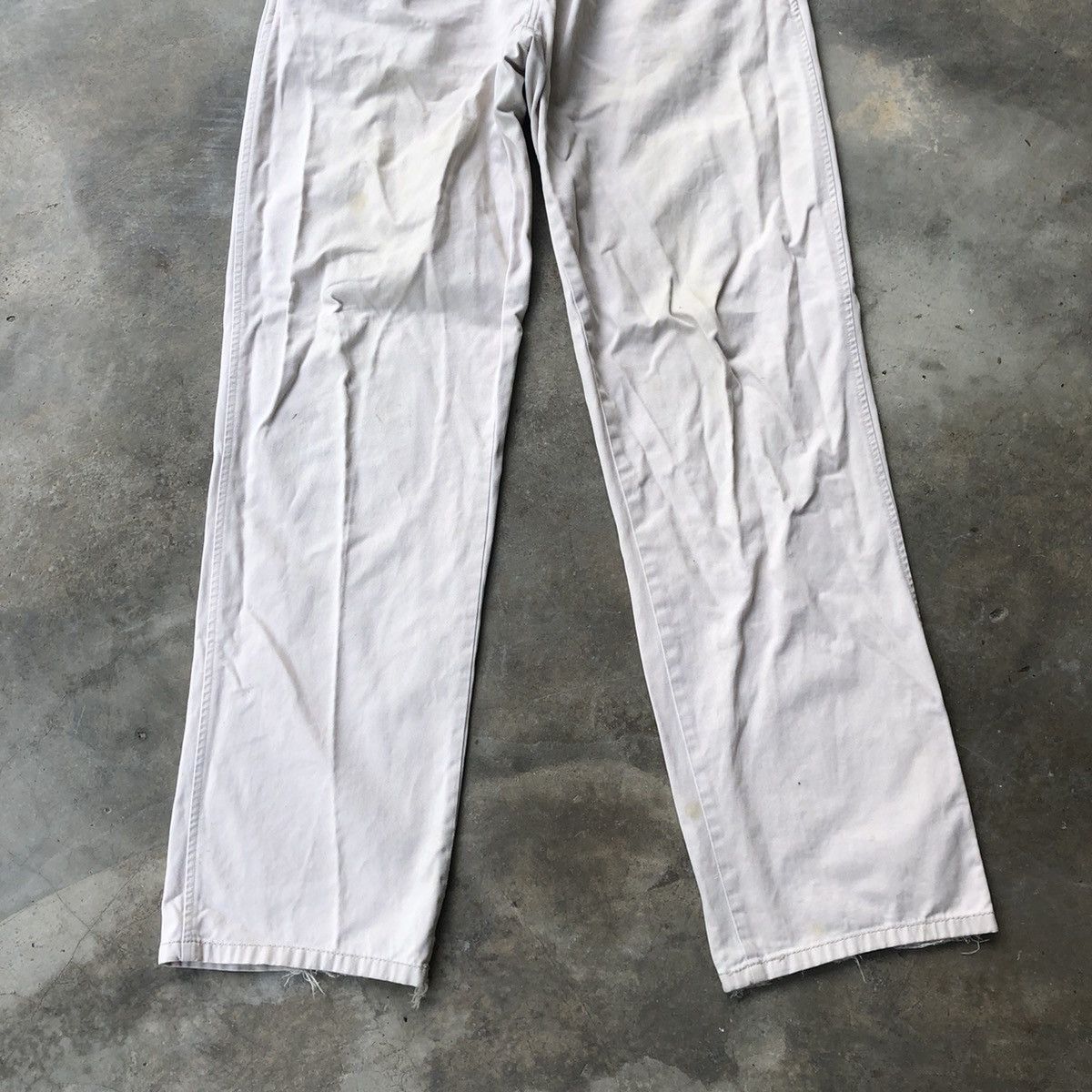 Polo Ralph Lauren × Ralph Lauren 🔥Thrash🔥Distress🔥Polo Chinos USA Made Casual Workers Pants Size US 28 / EU 44 - 3 Thumbnail