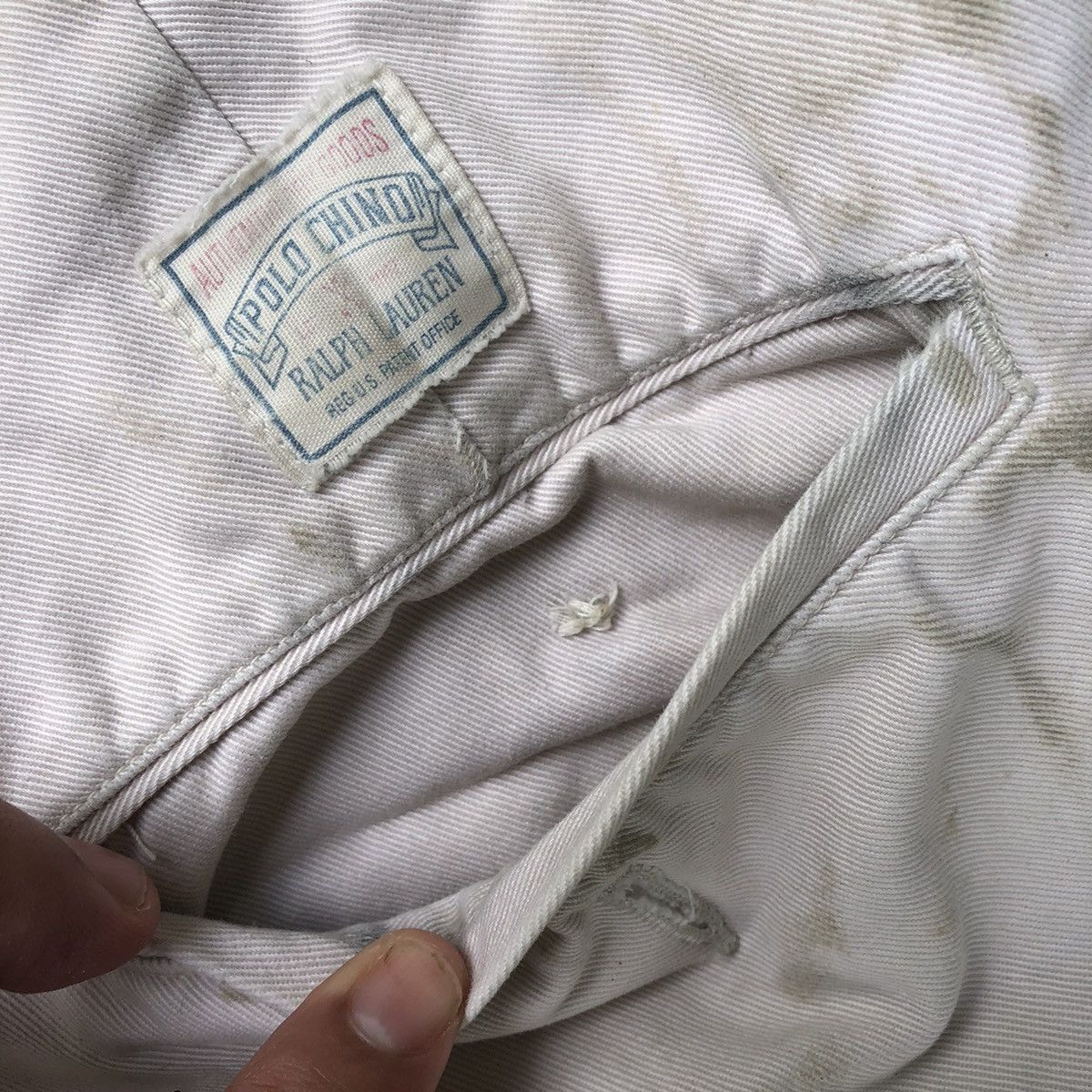 Polo Ralph Lauren × Ralph Lauren 🔥Thrash🔥Distress🔥Polo Chinos USA Made Casual Workers Pants Size US 28 / EU 44 - 19 Thumbnail