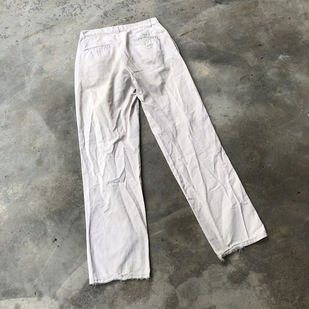 Polo Ralph Lauren × Ralph Lauren 🔥Thrash🔥Distress🔥Polo Chinos USA Made Casual Workers Pants Size US 28 / EU 44 - 4 Thumbnail