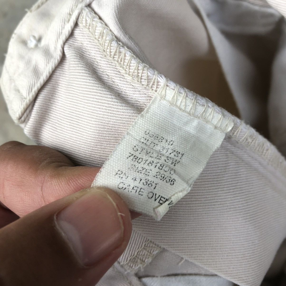 Polo Ralph Lauren × Ralph Lauren 🔥Thrash🔥Distress🔥Polo Chinos USA Made Casual Workers Pants Size US 28 / EU 44 - 22 Thumbnail